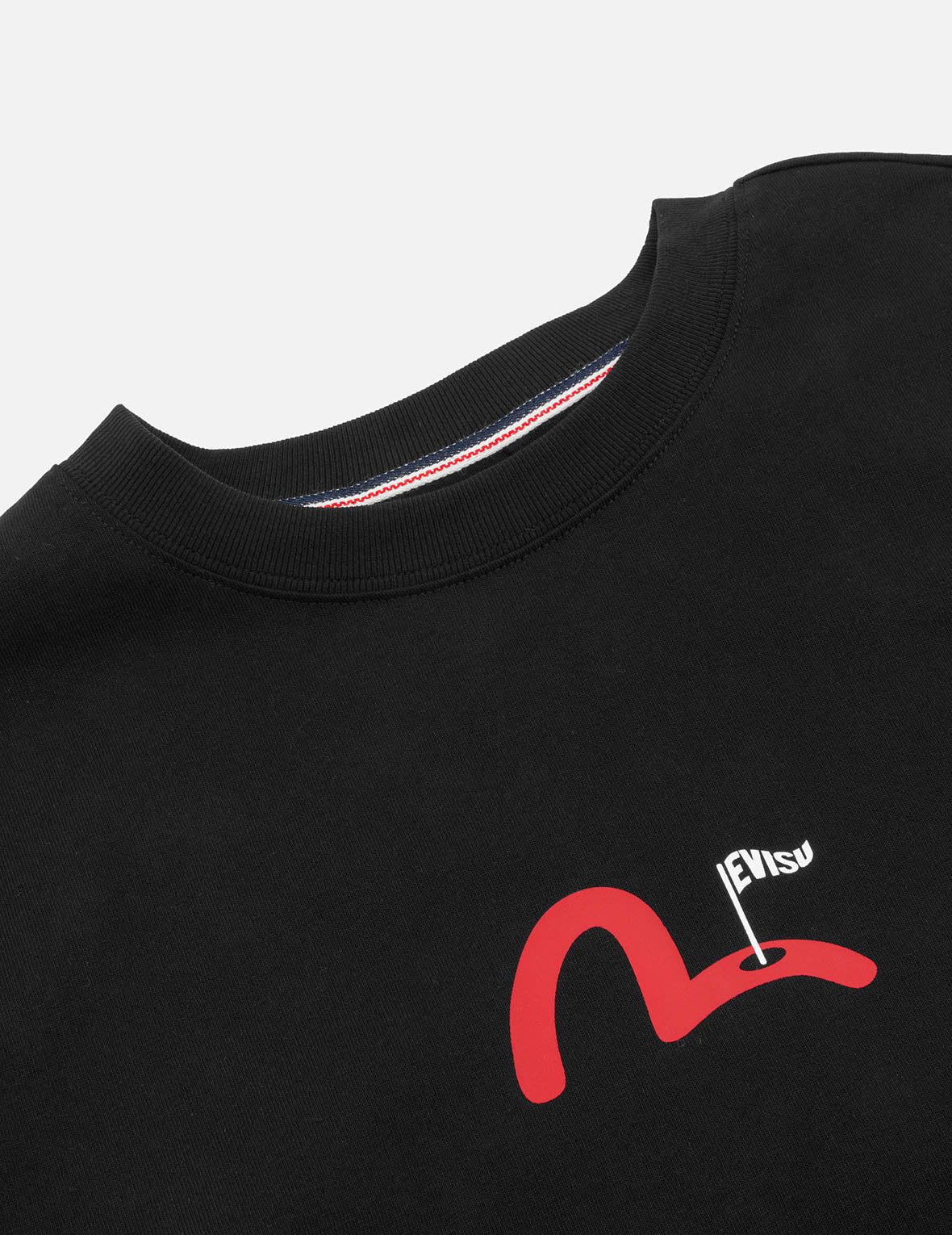 ゴルフテーマ仏頭プリント レギュラーフィット Tシャツ