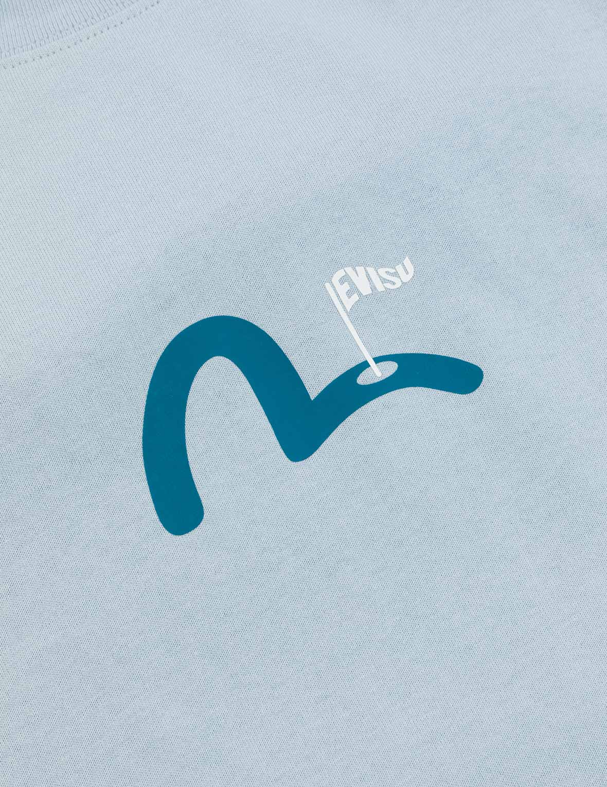 ゴルフテーマ仏頭プリント レギュラーフィット Tシャツ