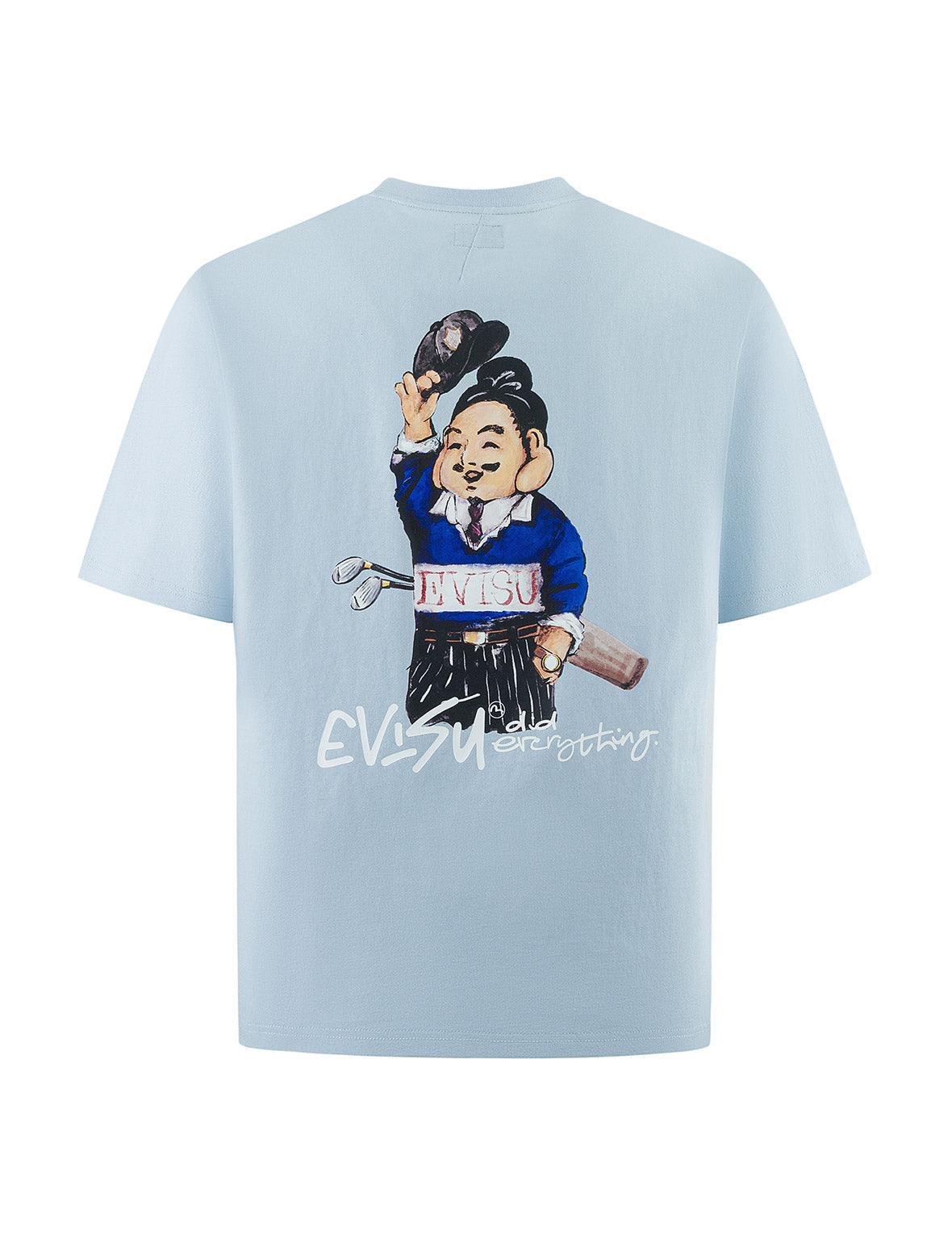 ゴルフテーマ仏頭プリント レギュラーフィット Tシャツ