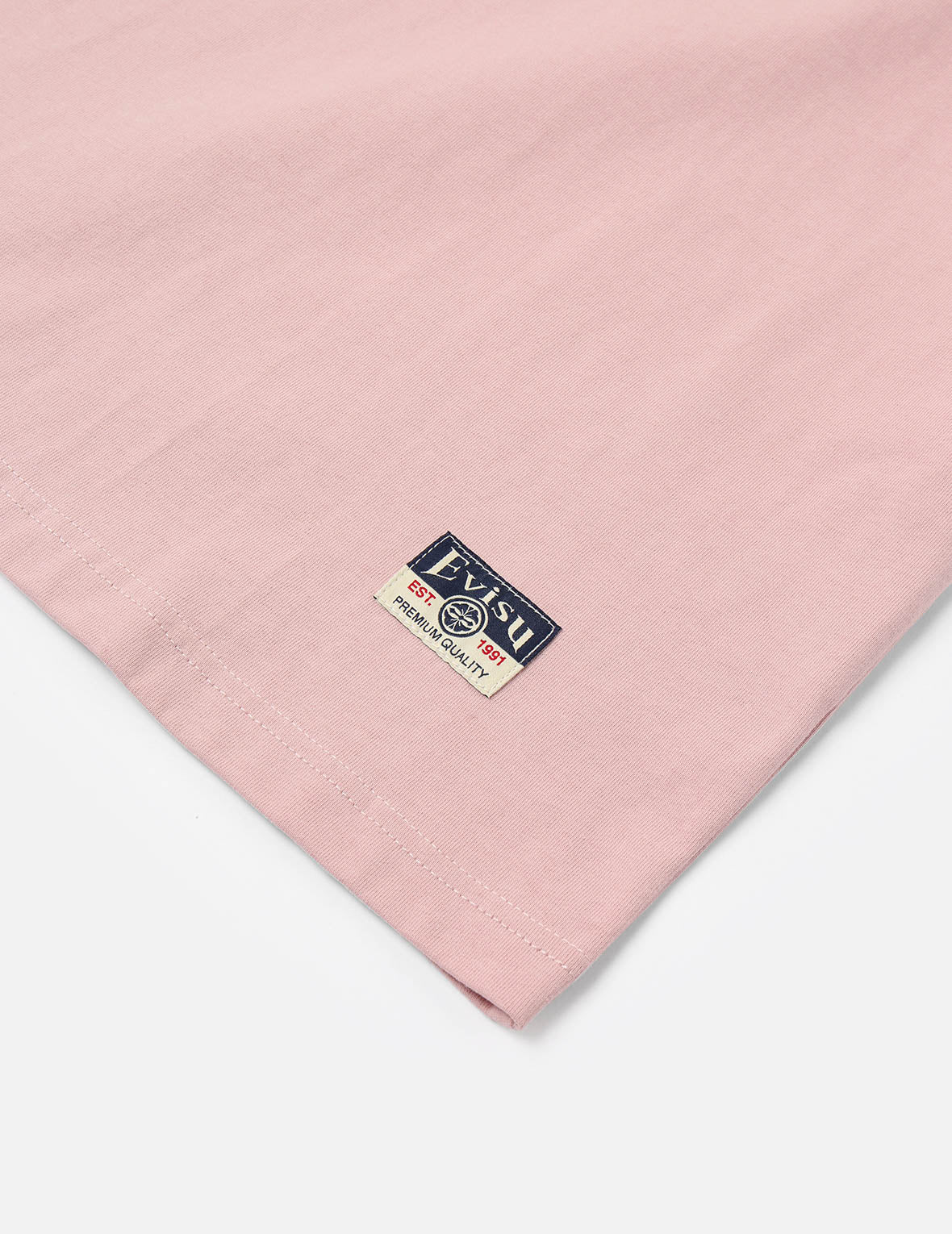 遊び心のあるカモメ刺繍 リラックスフィット Tシャツ