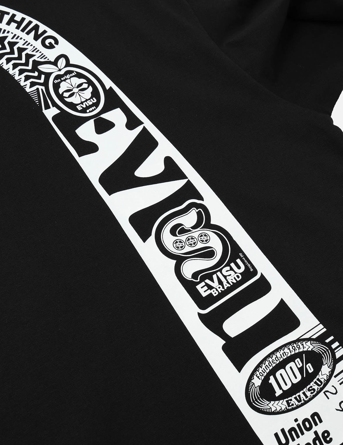 ロゴと大黒プリント ルーズフィット Tシャツ