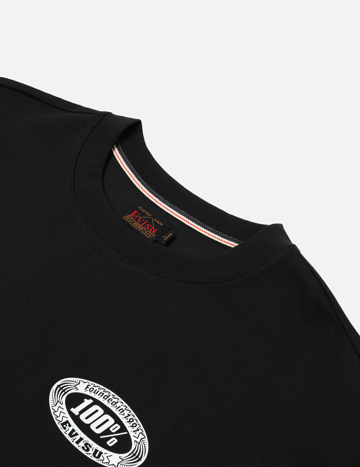 ロゴと大黒プリント ルーズフィット Tシャツ