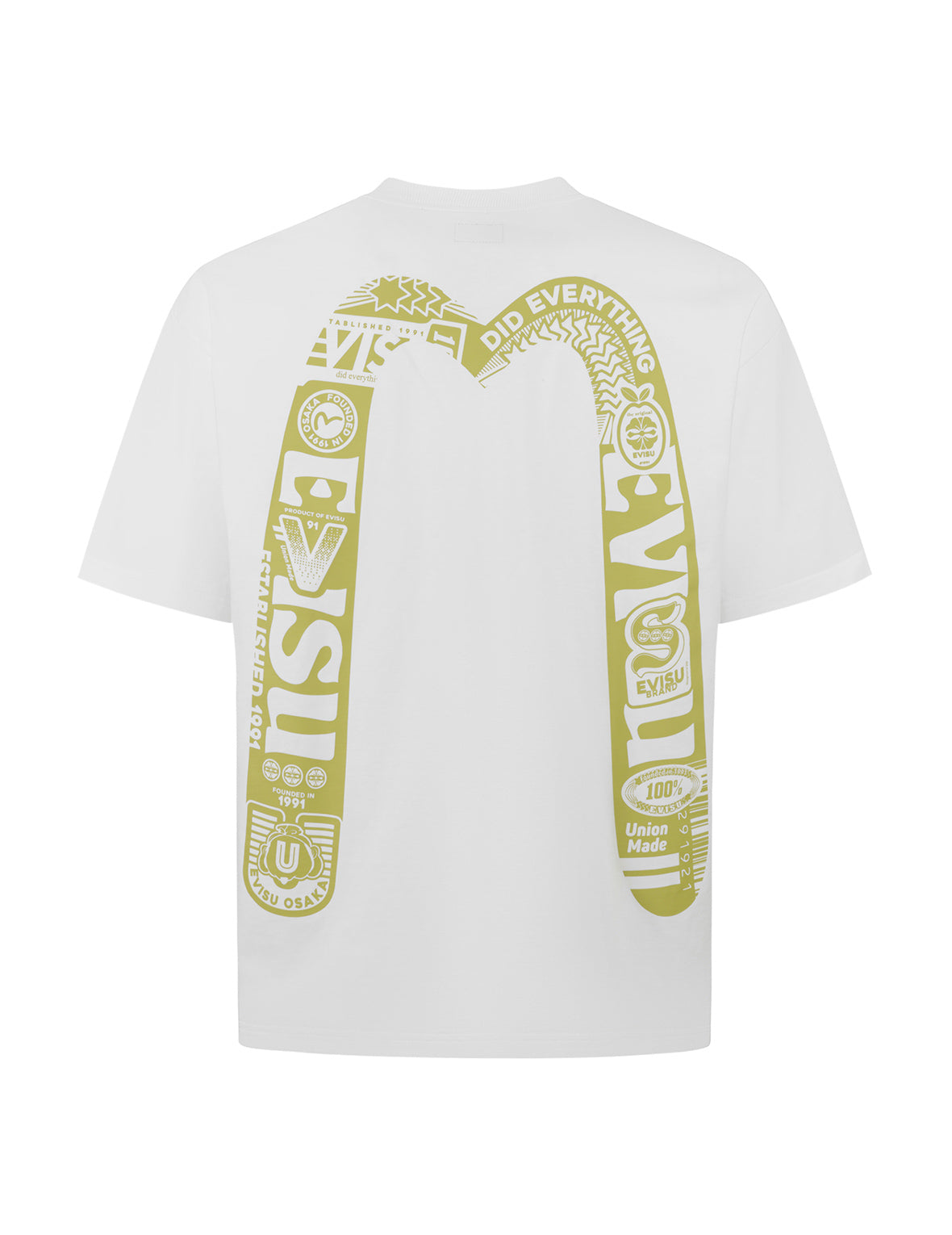 ロゴと大黒プリント ルーズフィット Tシャツ