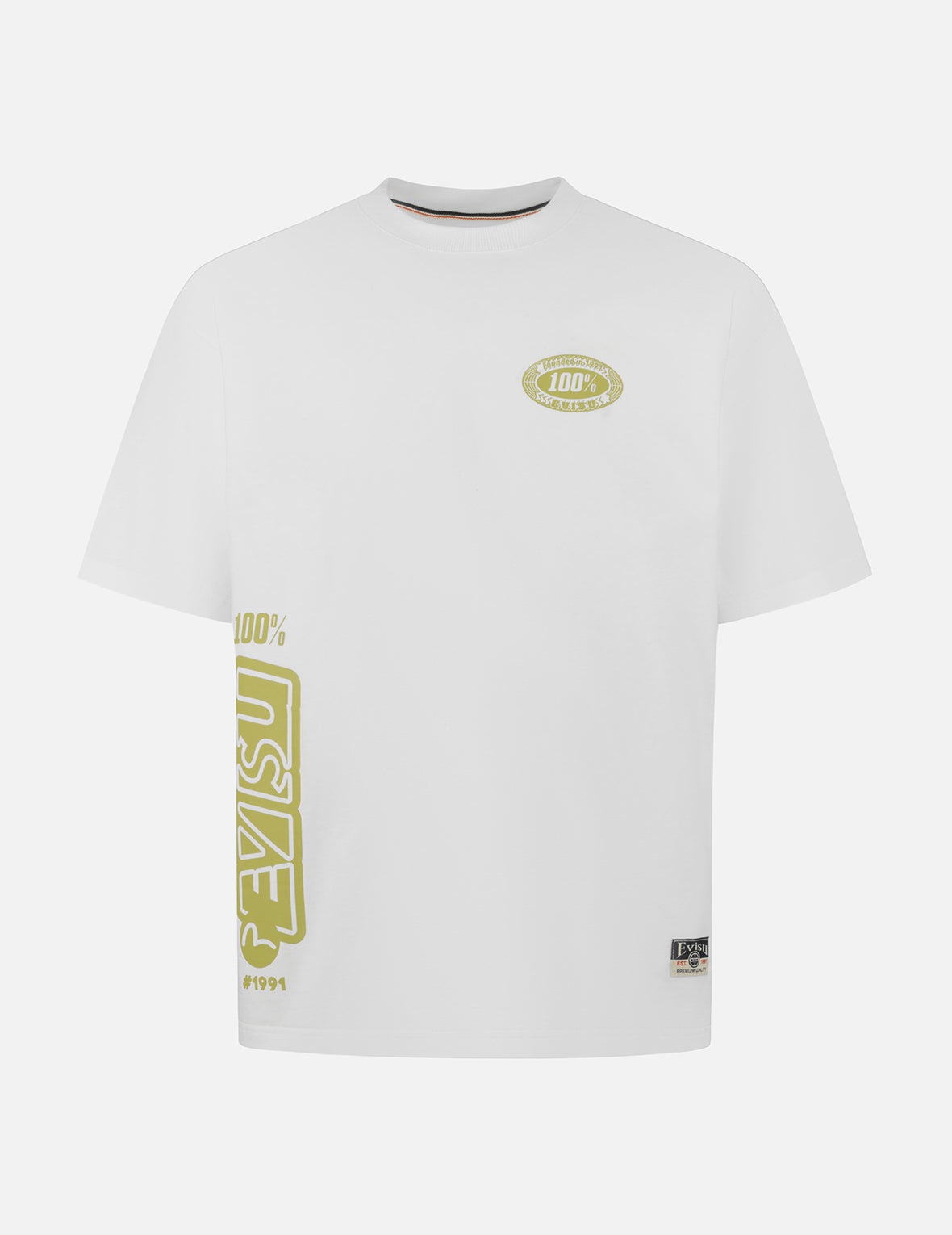 ロゴと大黒プリント ルーズフィット Tシャツ