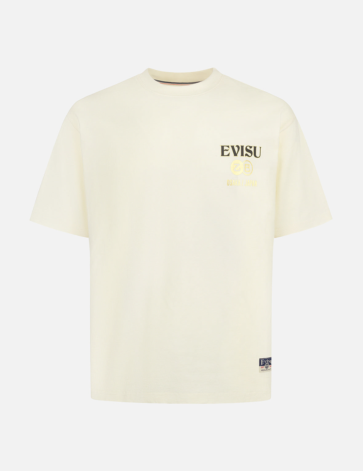 騰蛇大黒プリント リラックスフィットTシャツ