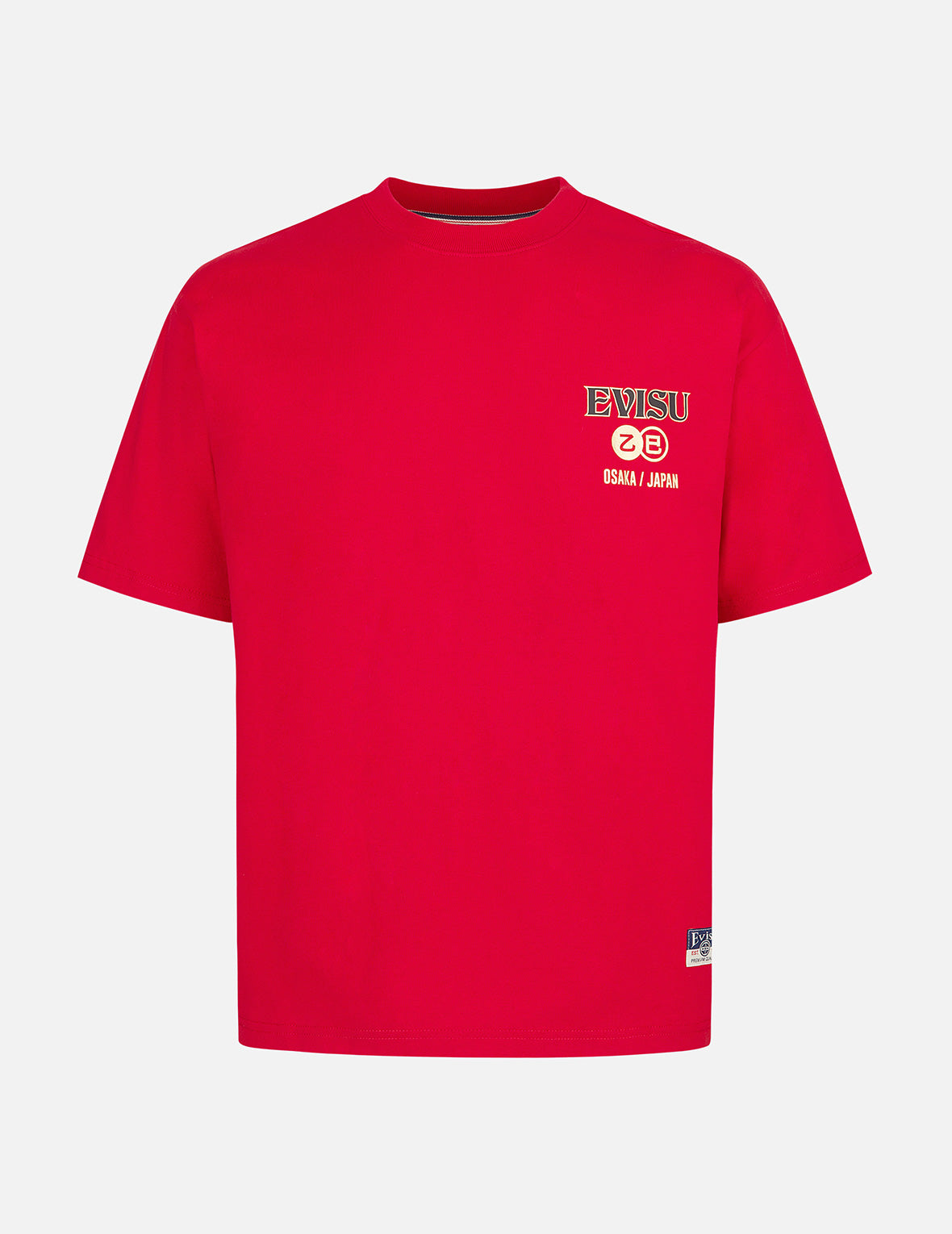 騰蛇大黒プリント リラックスフィットTシャツ