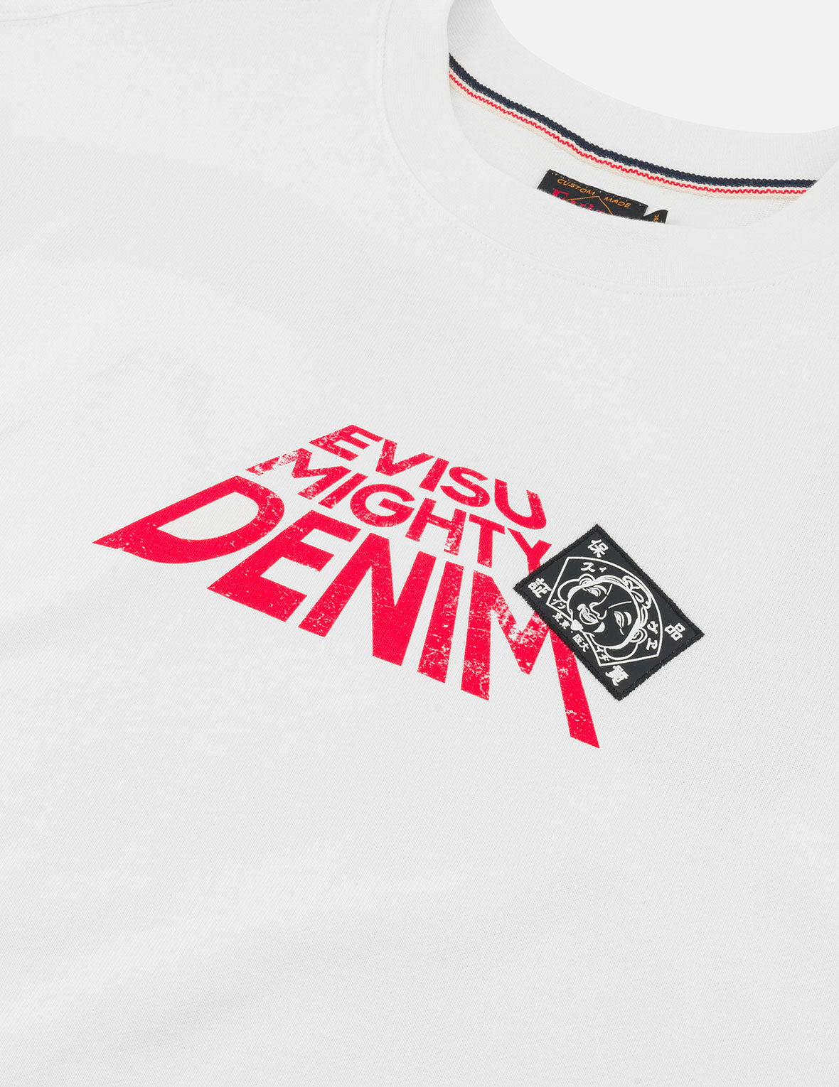 カモメ&スローガンプリント リラックスフィット Tシャツ