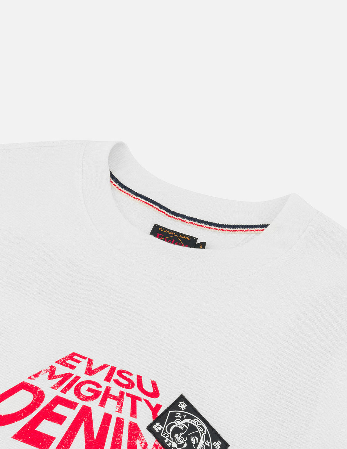 カモメ&スローガンプリント リラックスフィット Tシャツ