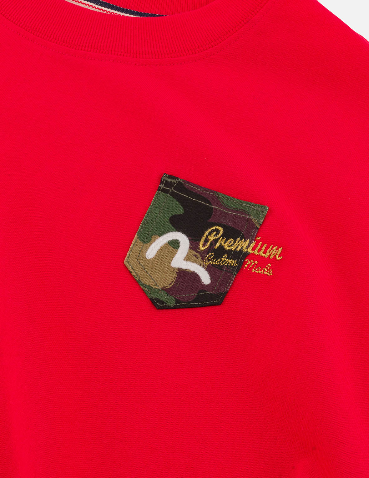 マルチ刺繍 マルチポケット リラックスフィット Tシャツ