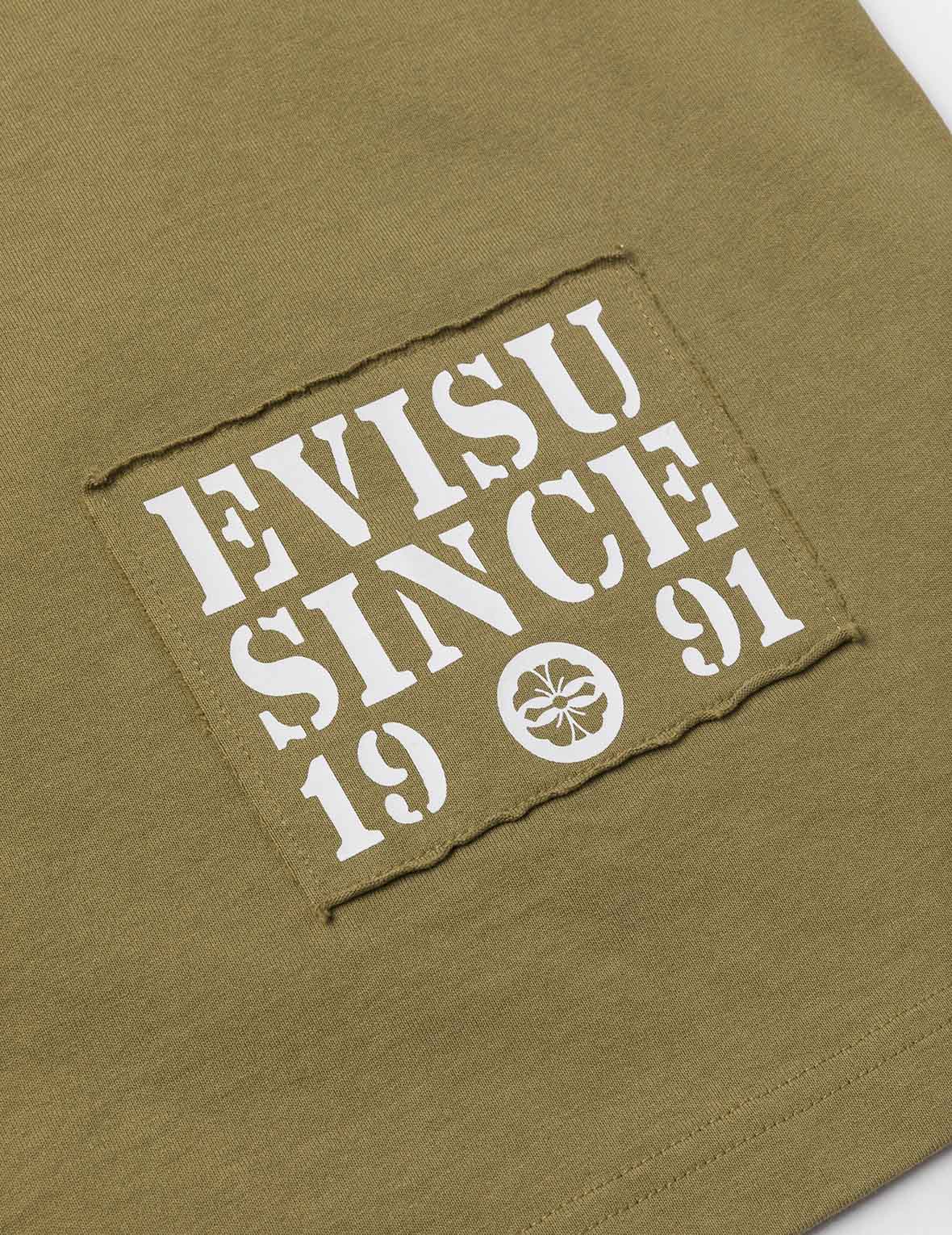 大黒ステッチ刺繍 リラックスフィット Tシャツ