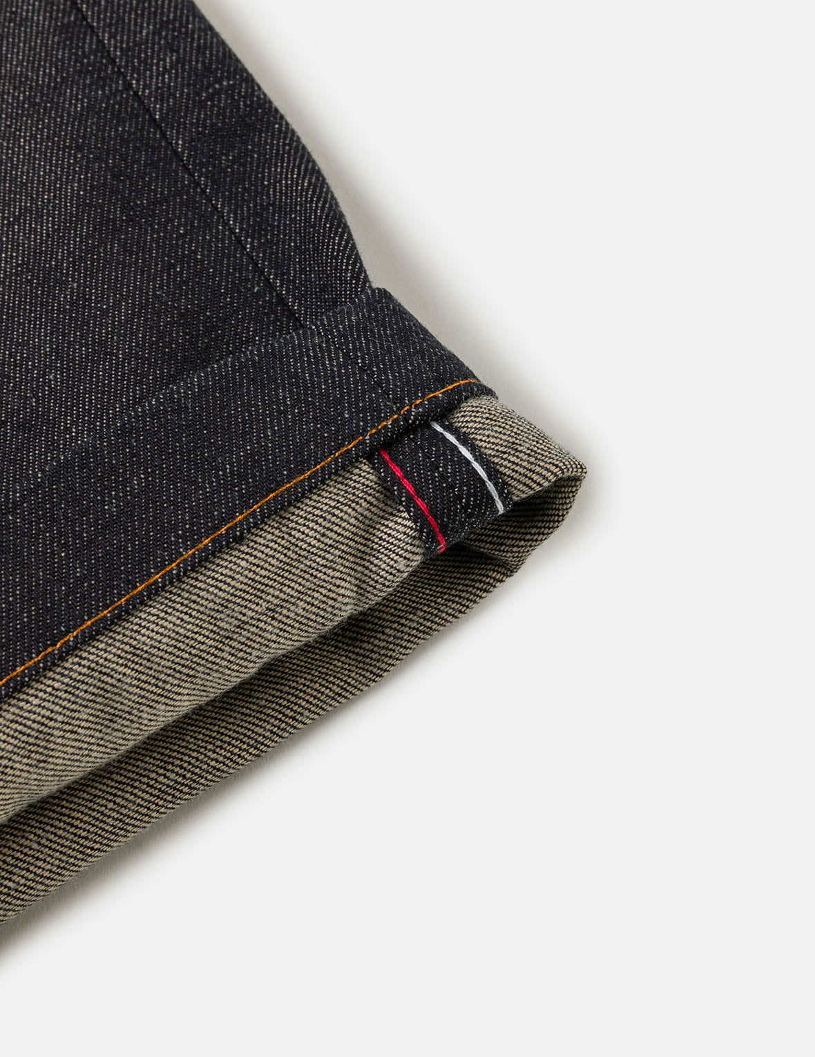 レオパードポケット刺繍 デニムショーツ