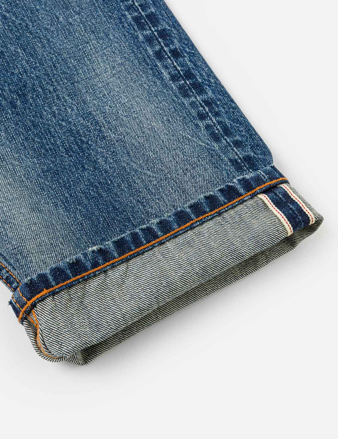 Seagull Appliqué Pocket Jeans #2030