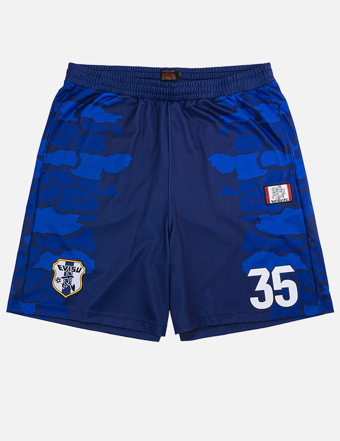 石垣カモプリント サッカーショーツ