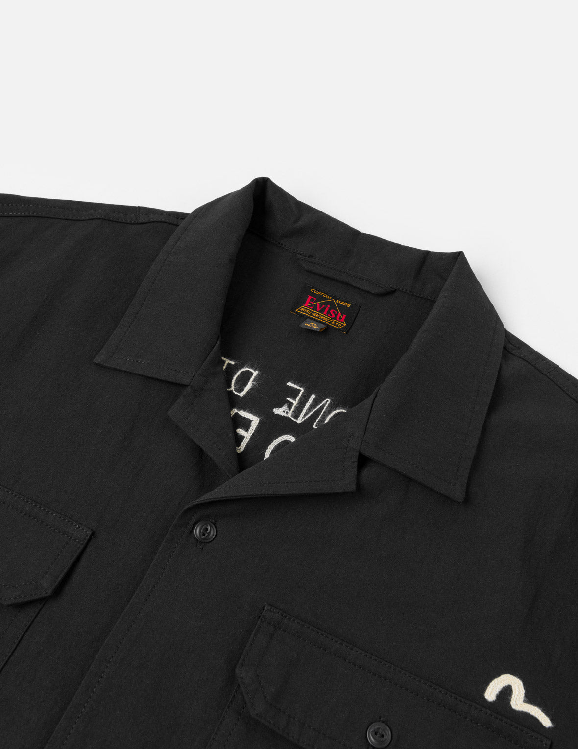 レオパードプリントロゴ刺繍 シャツ