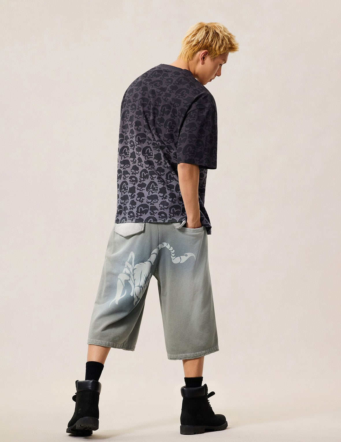 サソリグラフィック スウェットショーツ