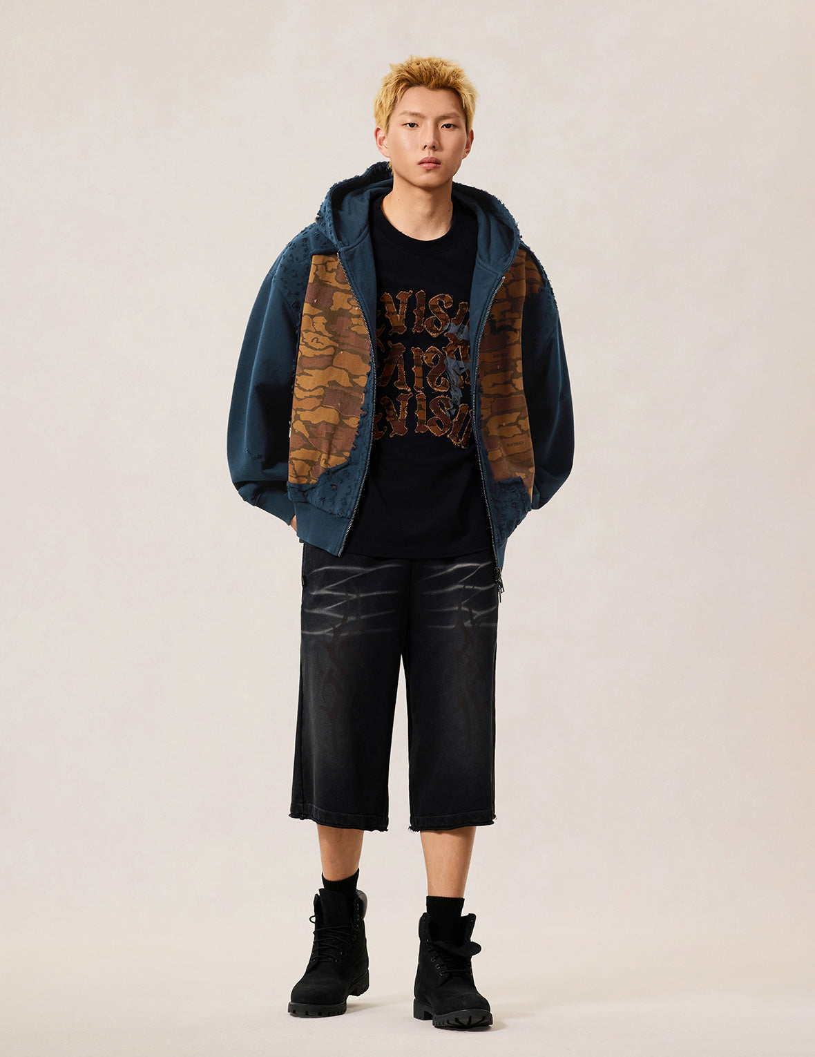 石垣迷彩フーディー