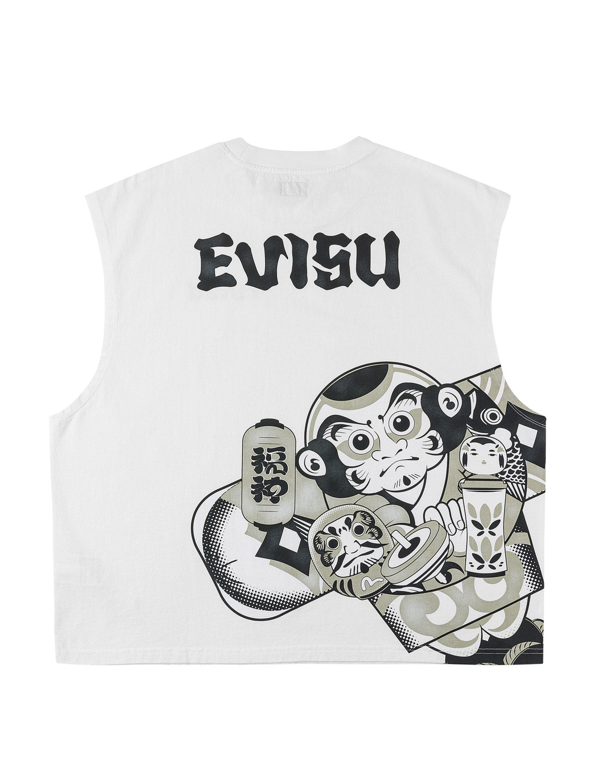 Japanese Toys Kite Print Tank Top