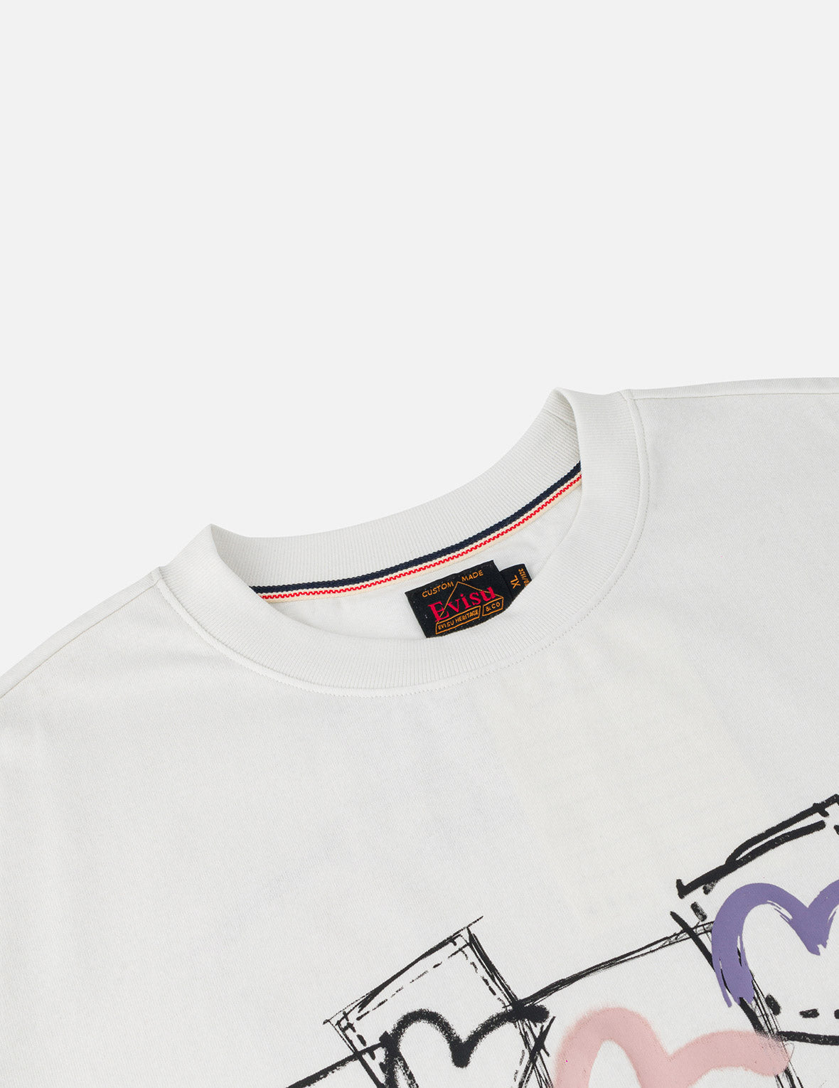 Hand-Drawn Multi-Pocket T-shirt