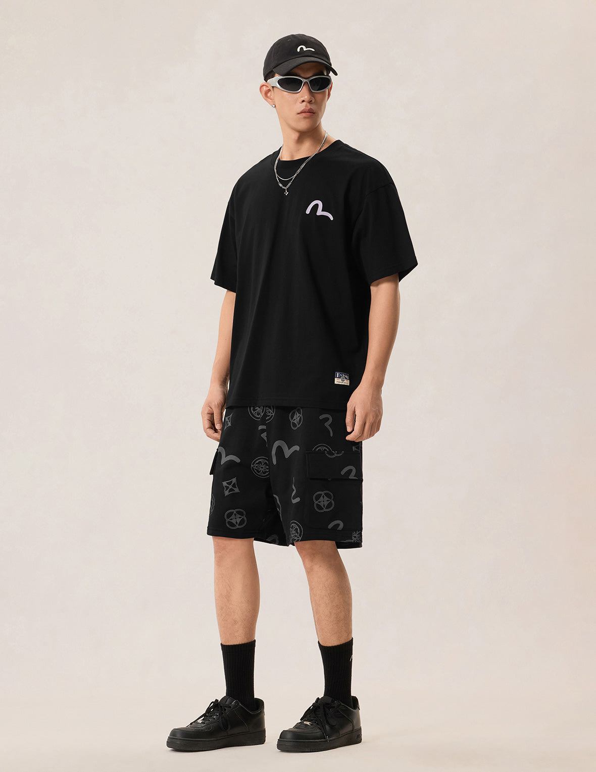 仏頭凧カーチフプリントTシャツ