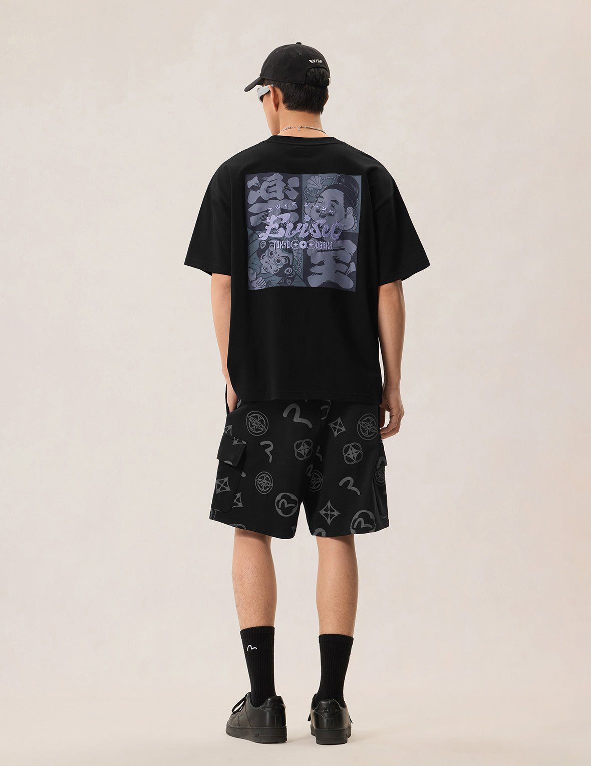 仏頭凧カーチフプリントTシャツ