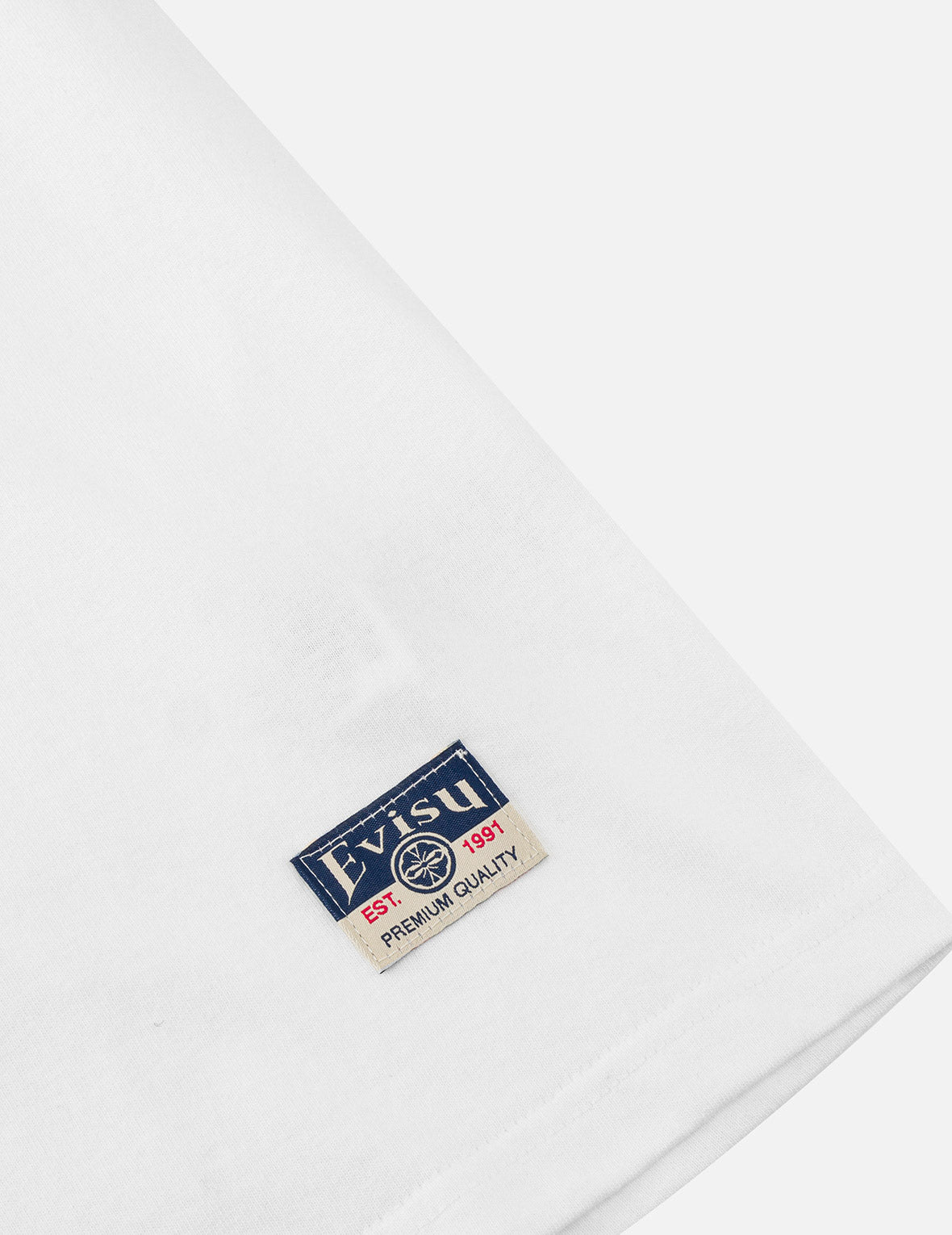 日本凧デニムパッチポケット Tシャツ