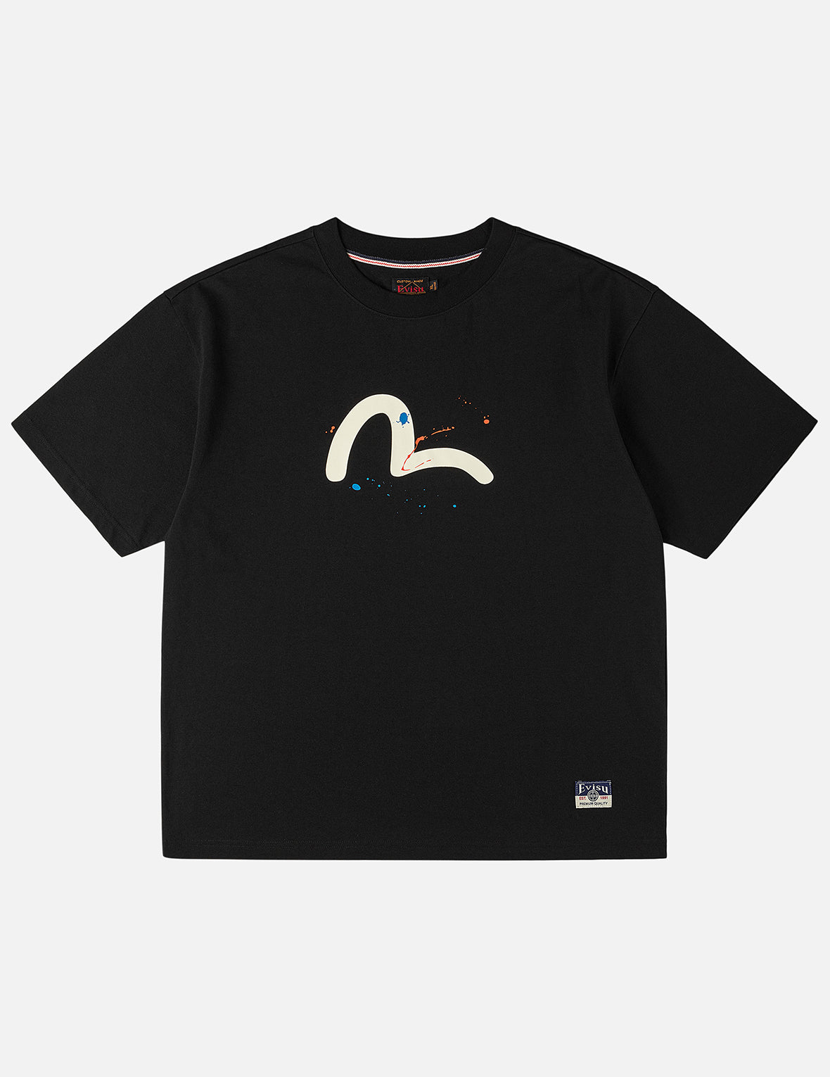 カモメ大黒プリントスプラッシュ Tシャツ
