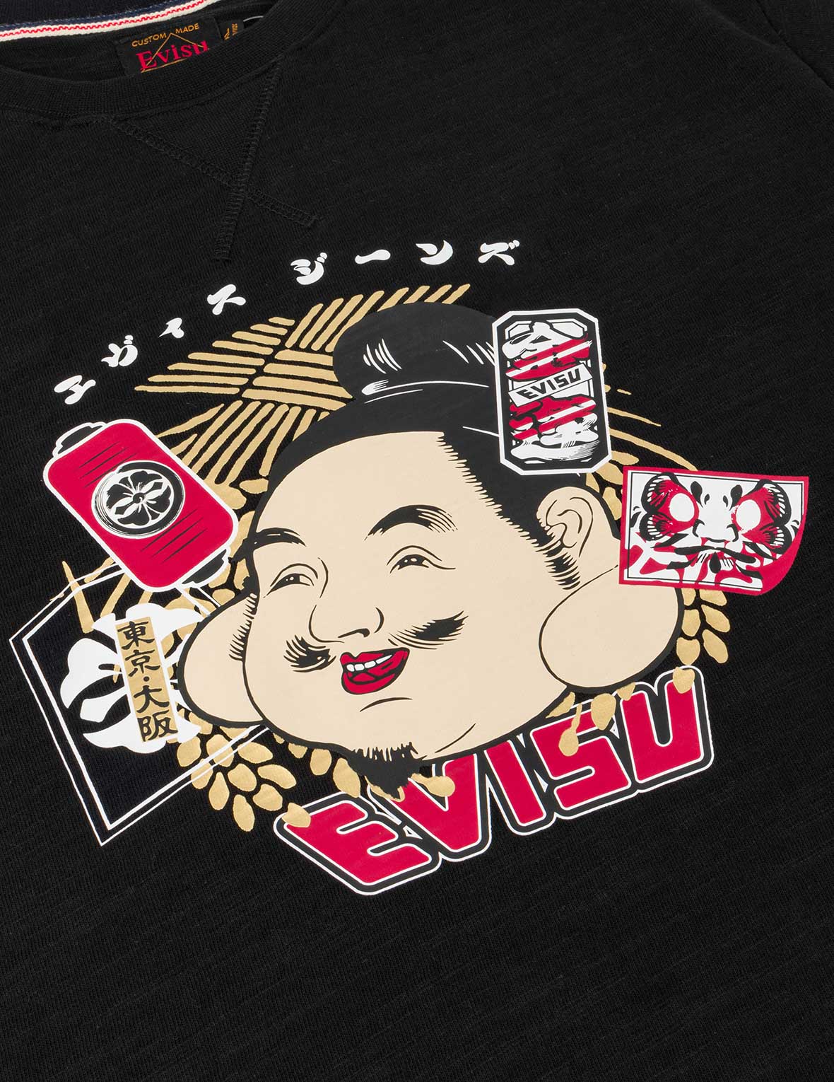 仏頭プリント Tシャツ