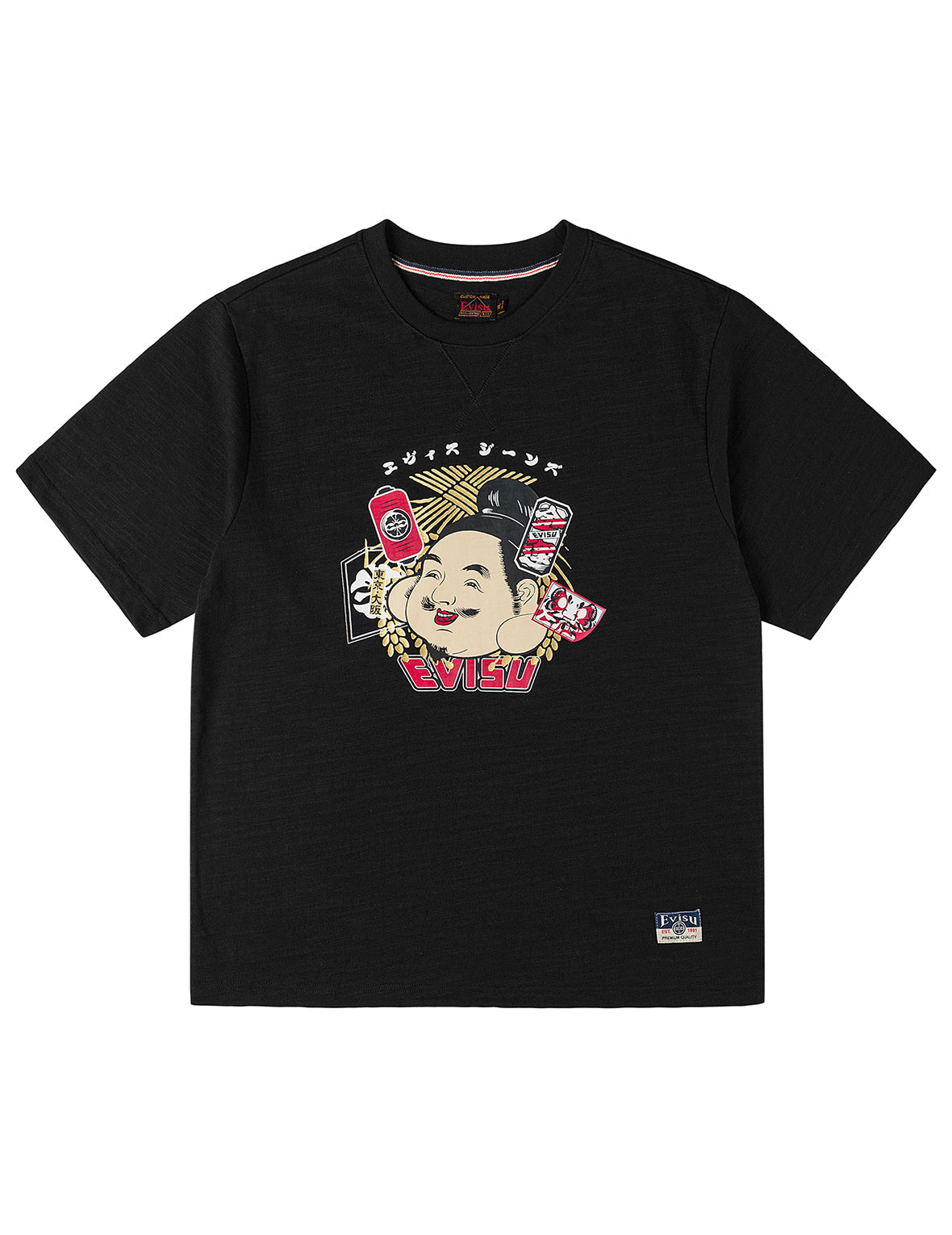 仏頭プリント Tシャツ – EVISU