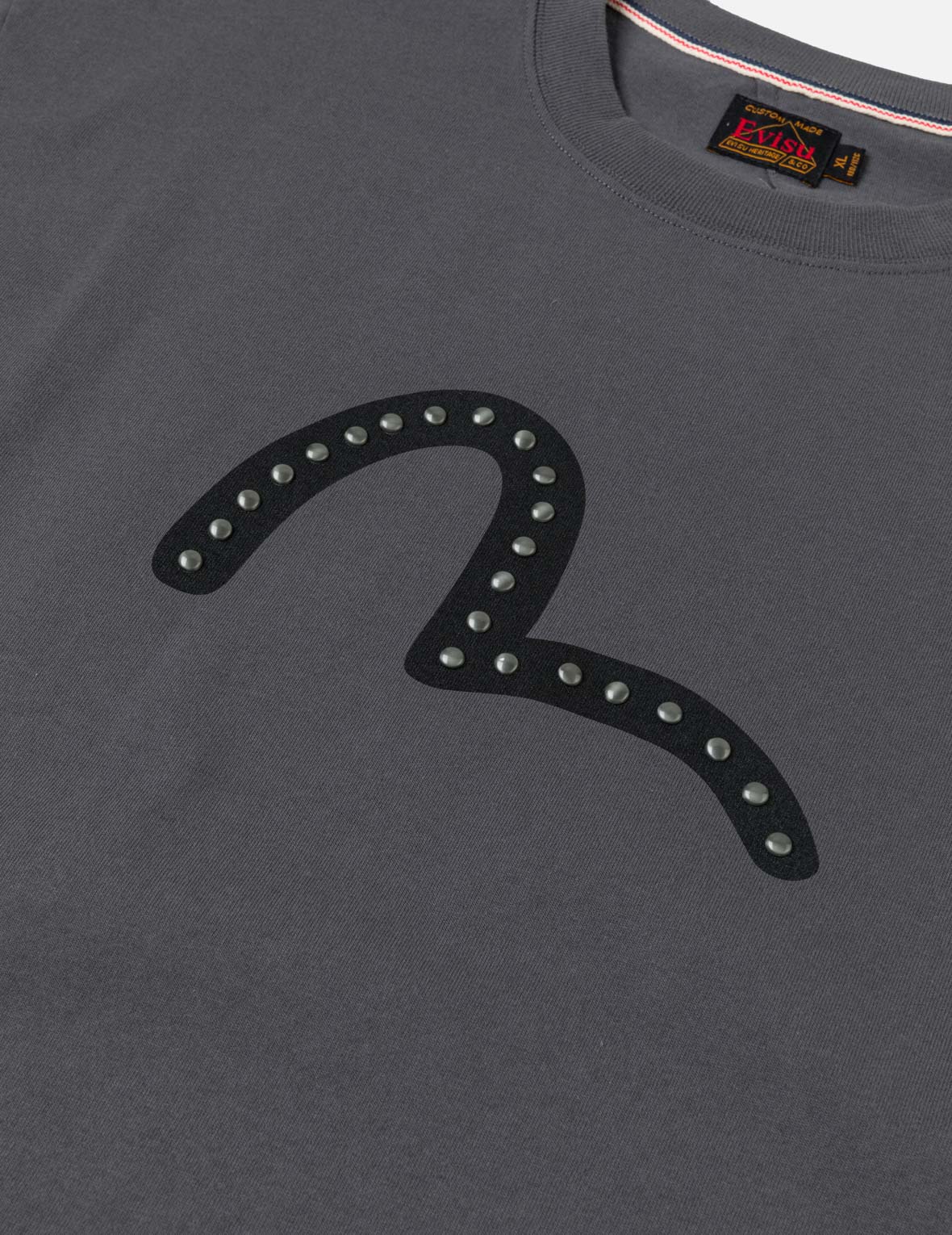 カモメプリントメタルスタッズ Tシャツ