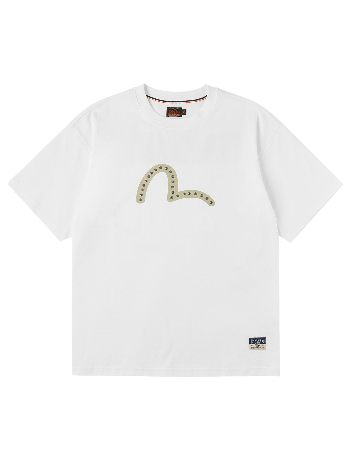 カモメプリントメタルスタッズ Tシャツ – EVISU