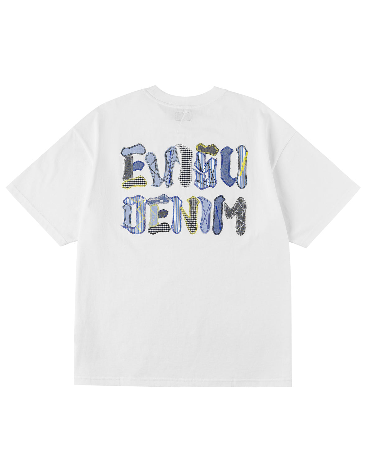 ファブリックミックスパッチワークカモメ＆ロゴアプリケTシャツ – EVISU