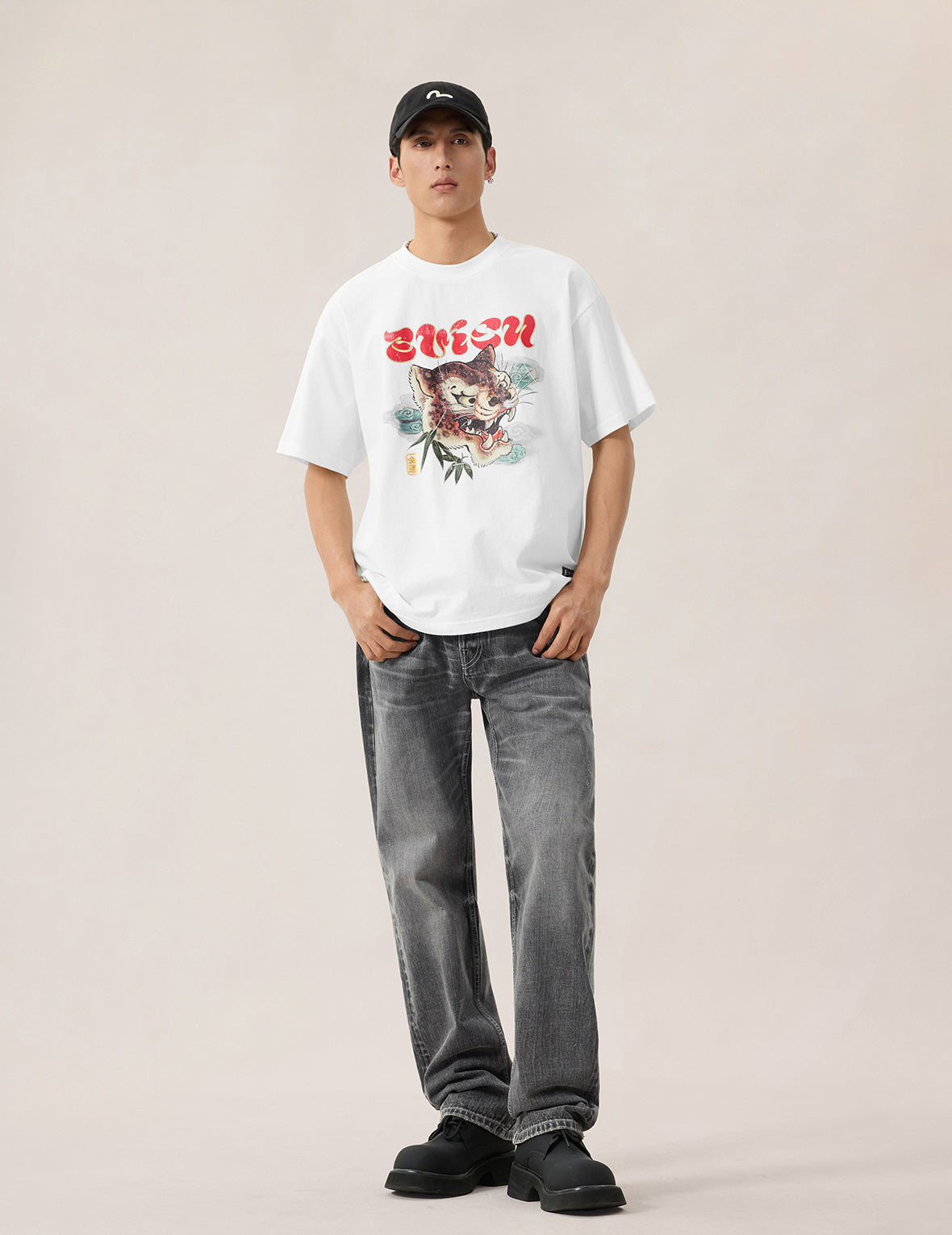 Leopard Head Print T-Shirt