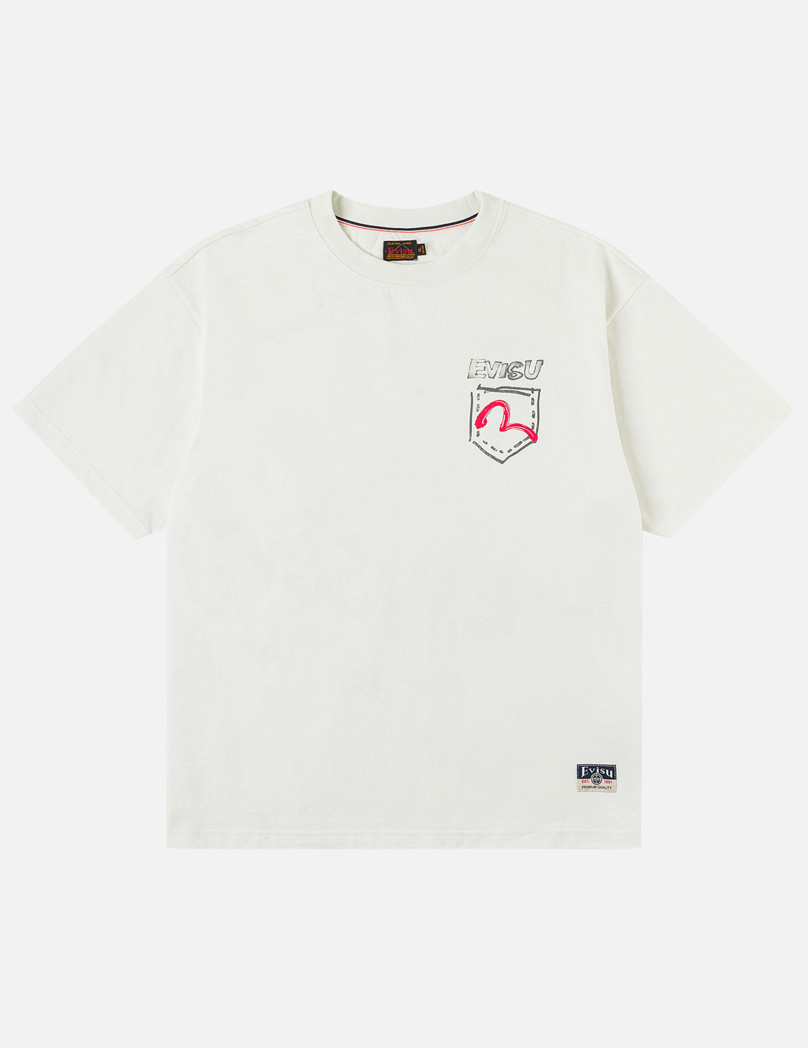 手描き招き猫 Tシャツ