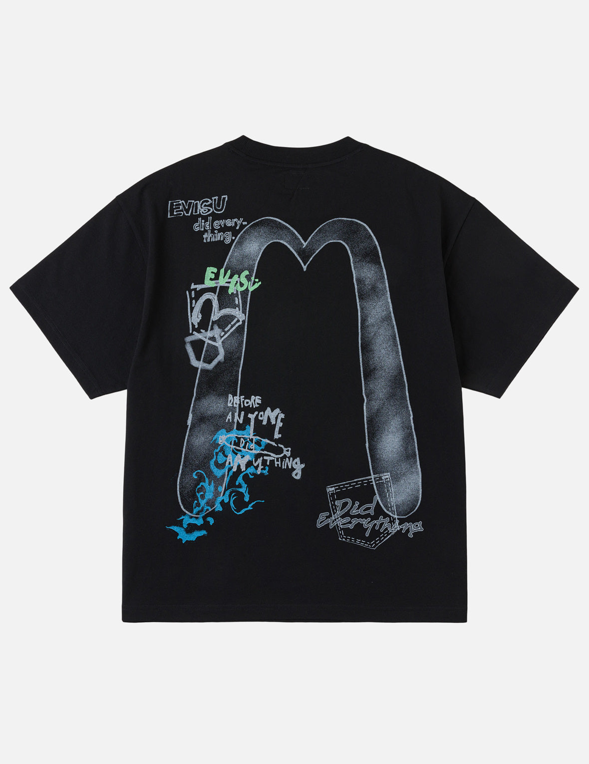 手描き大黒とマルチポケットTシャツ