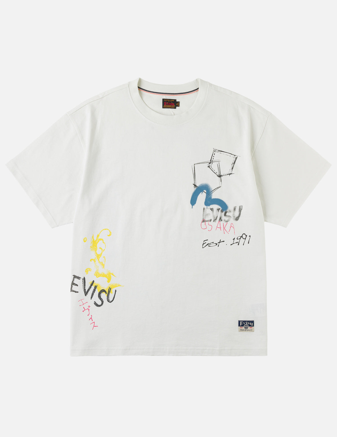 手描き大黒とマルチポケットTシャツ