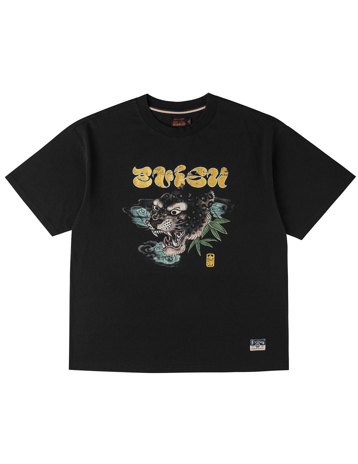 レオパードヘッドプリント Tシャツ – EVISU