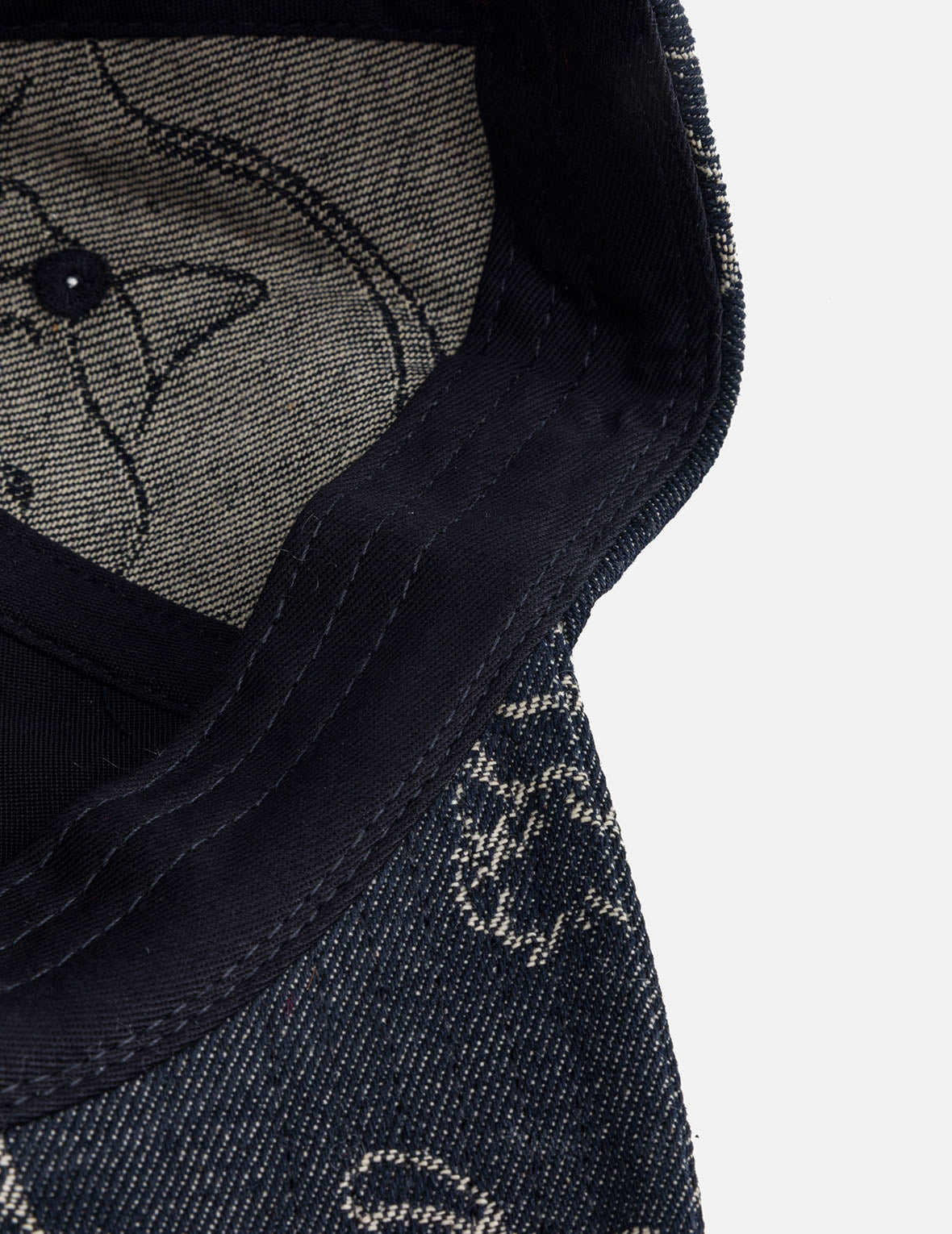 オールオーバーレオパード デニムキャップ