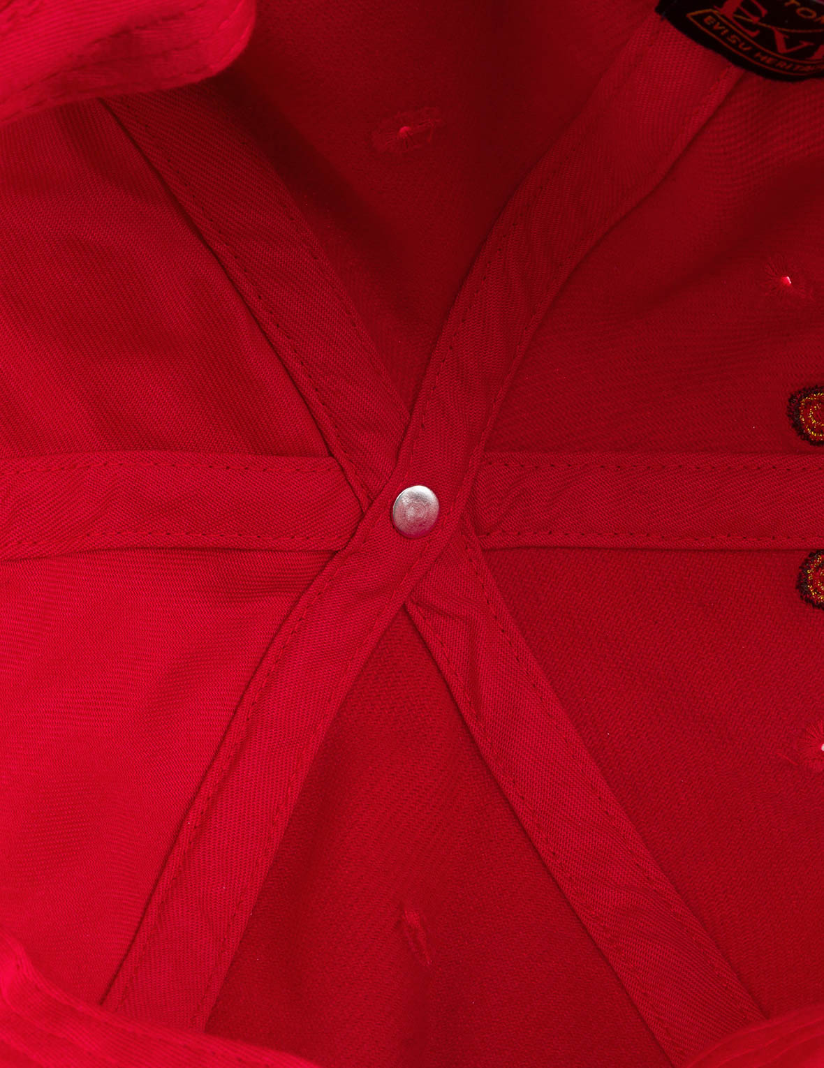 EVISUロゴ刺繍 キャップ - ブラック