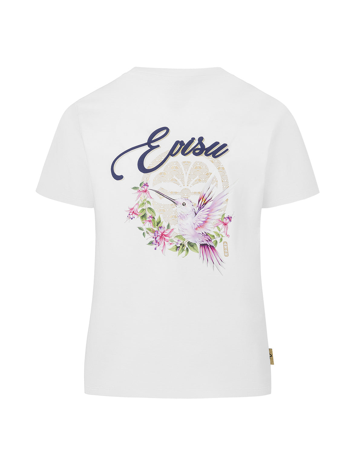 ハチドリ&マグノリアプリント レギュラーフィット Tシャツ