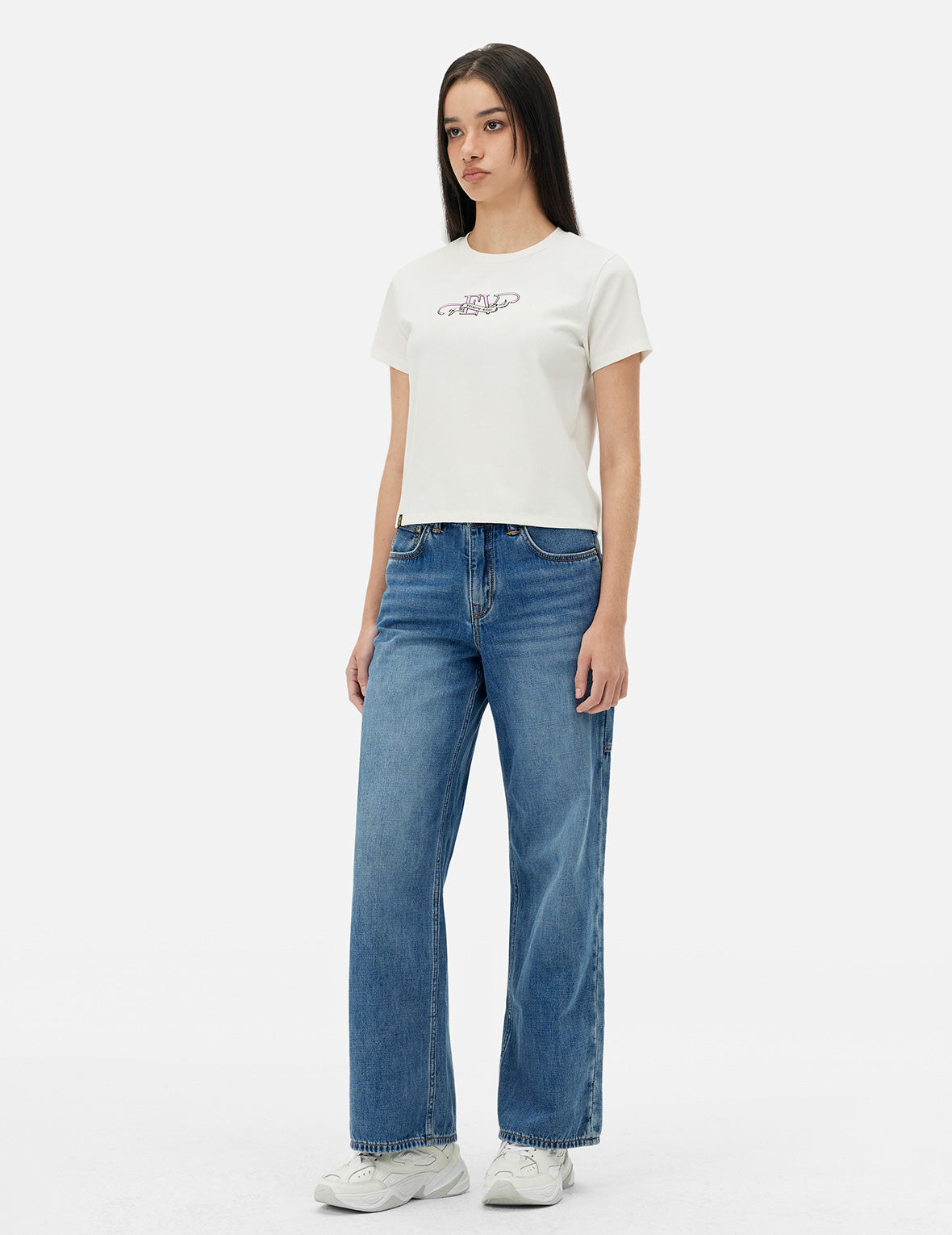 EV'プリント スリムフィット Tシャツ