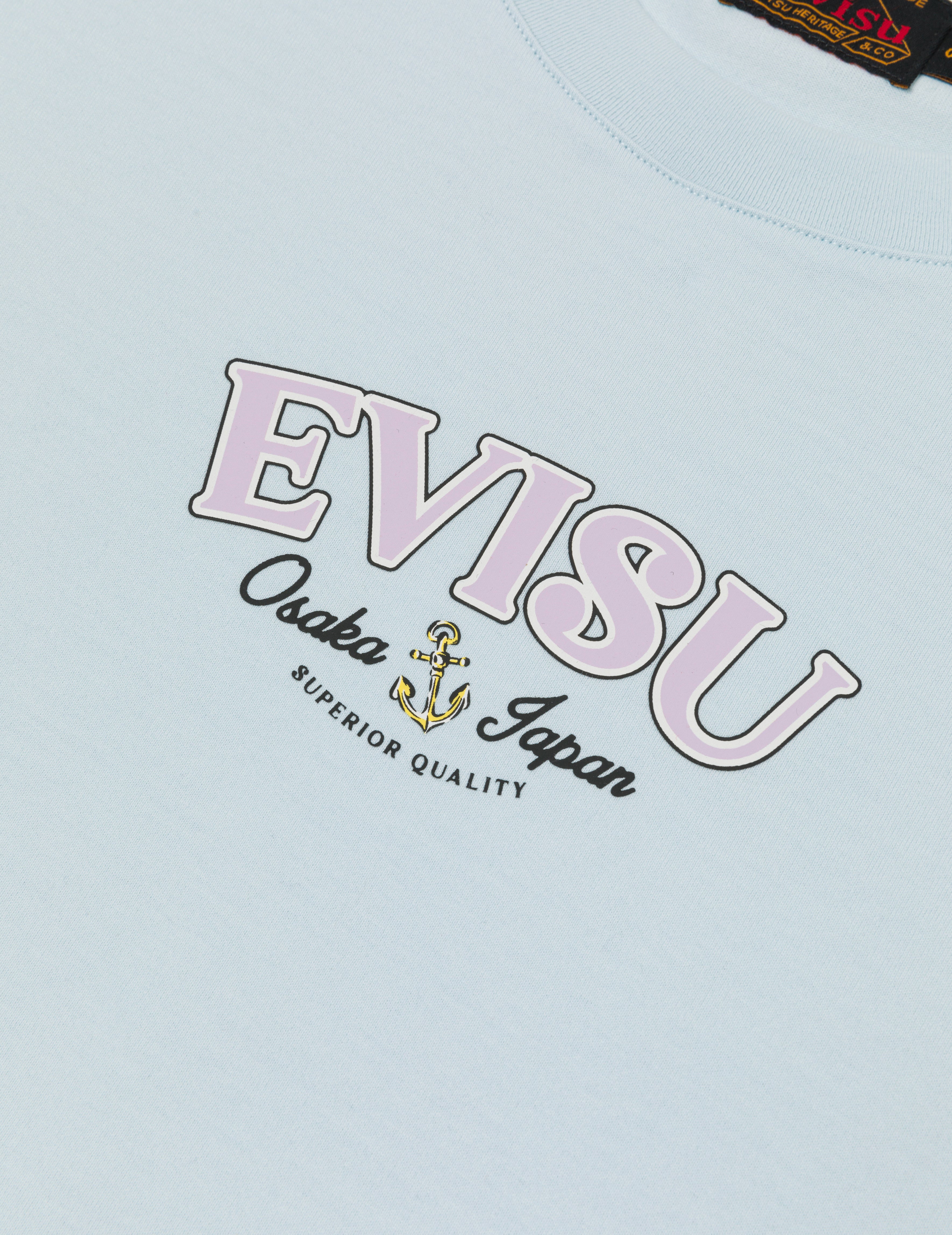 ツイストロープと大黒アンカープリント オーバーサイズ Tシャツ