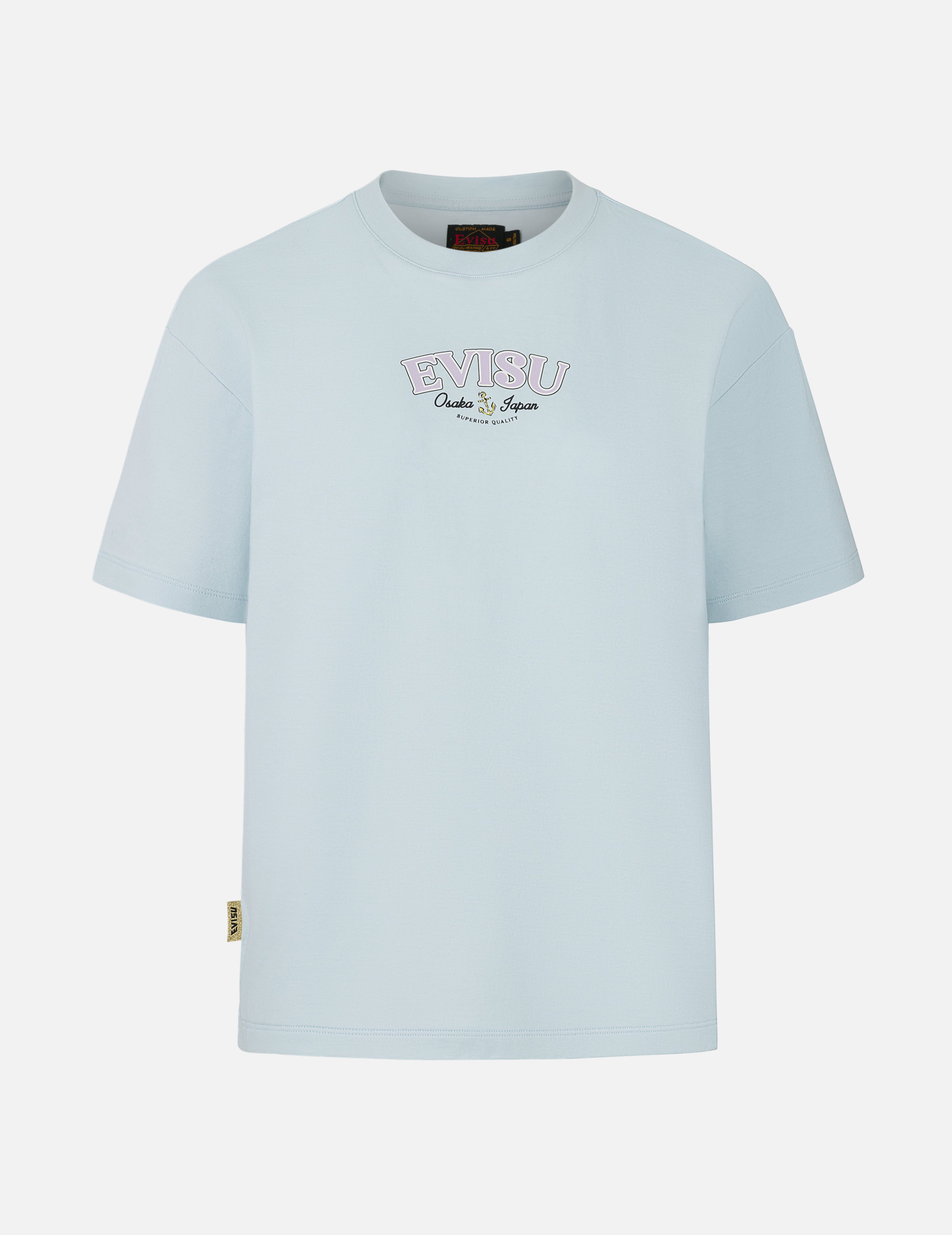ツイストロープと大黒アンカープリント オーバーサイズ Tシャツ