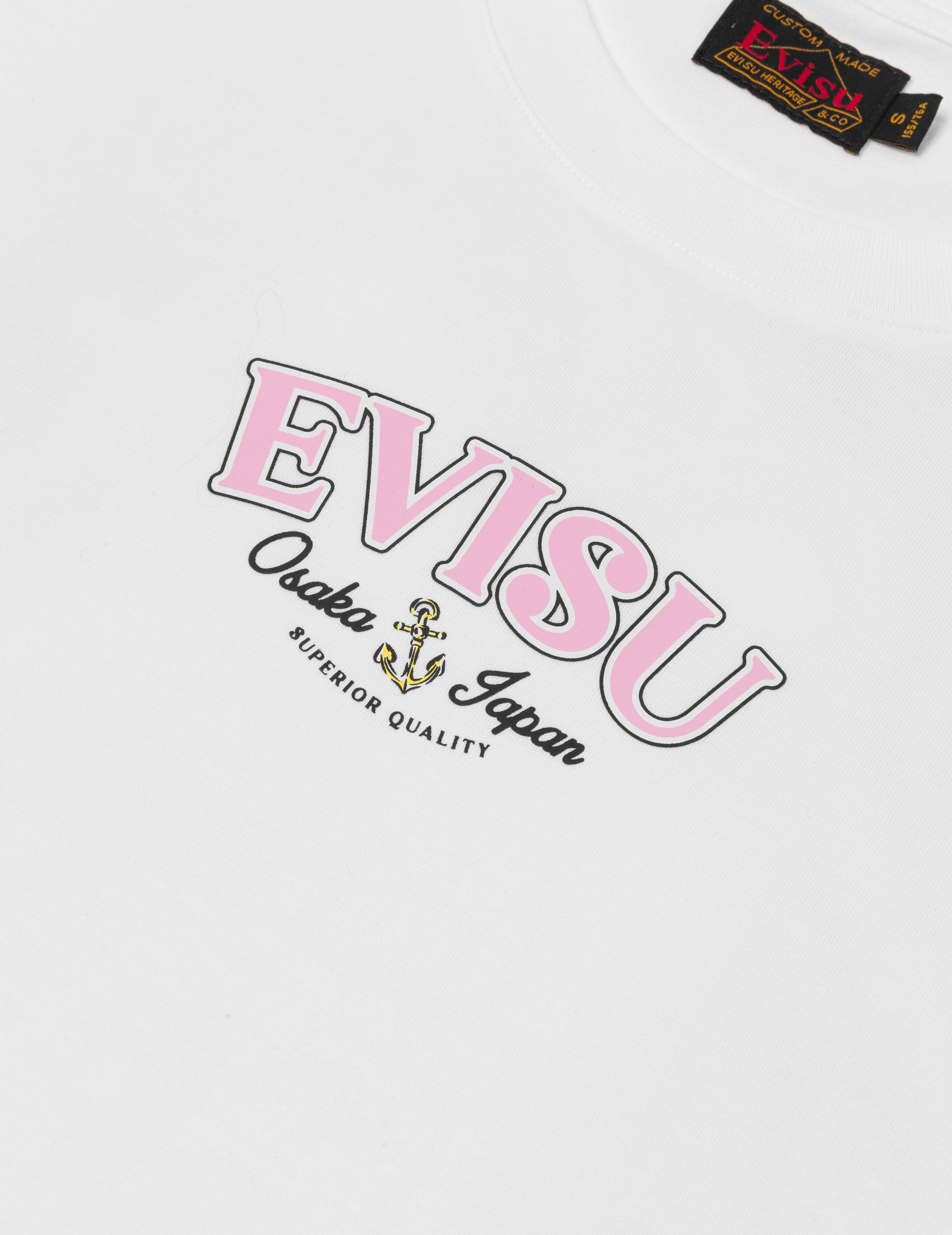 ツイストロープと大黒アンカープリント オーバーサイズ Tシャツ