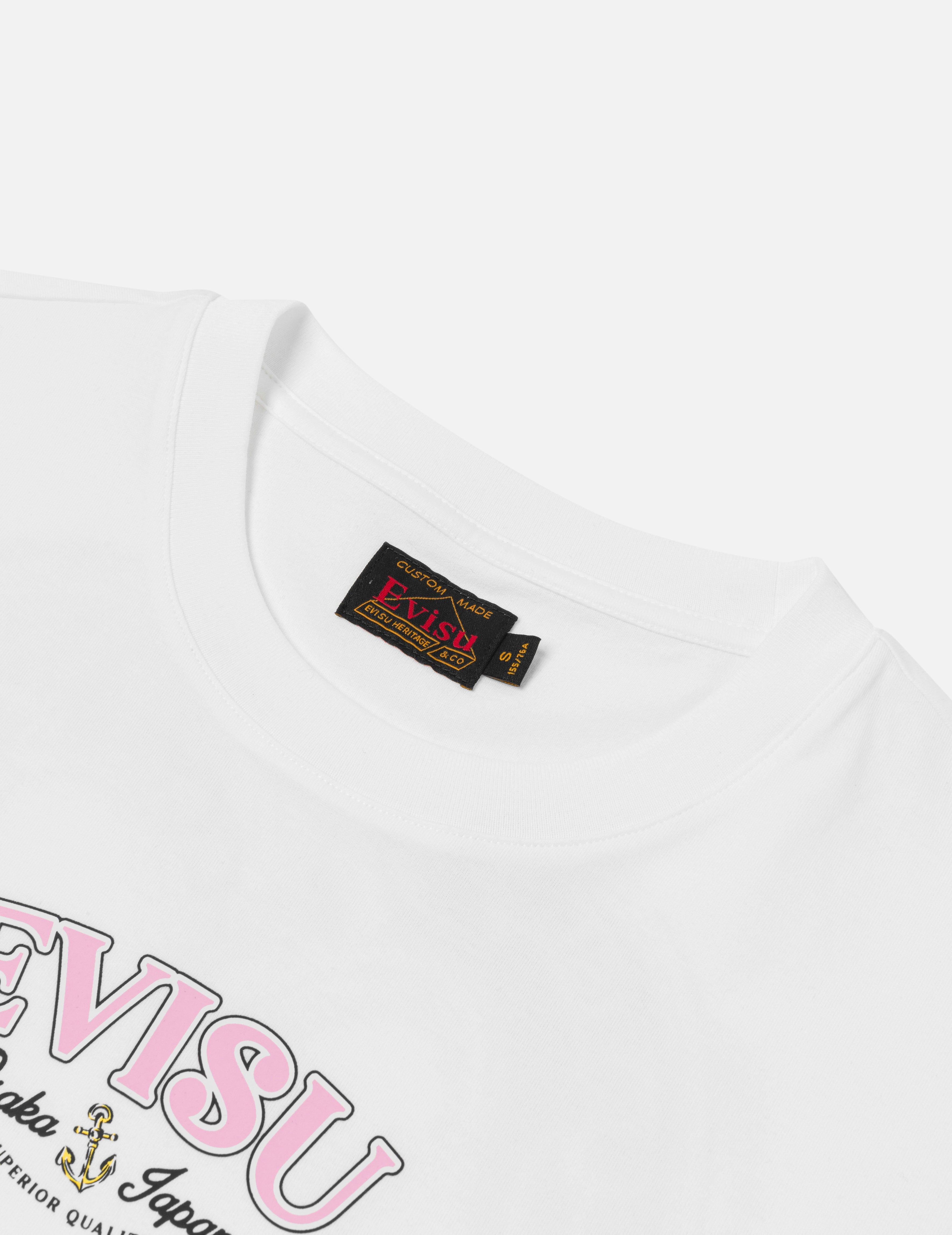 ツイストロープと大黒アンカープリント オーバーサイズ Tシャツ