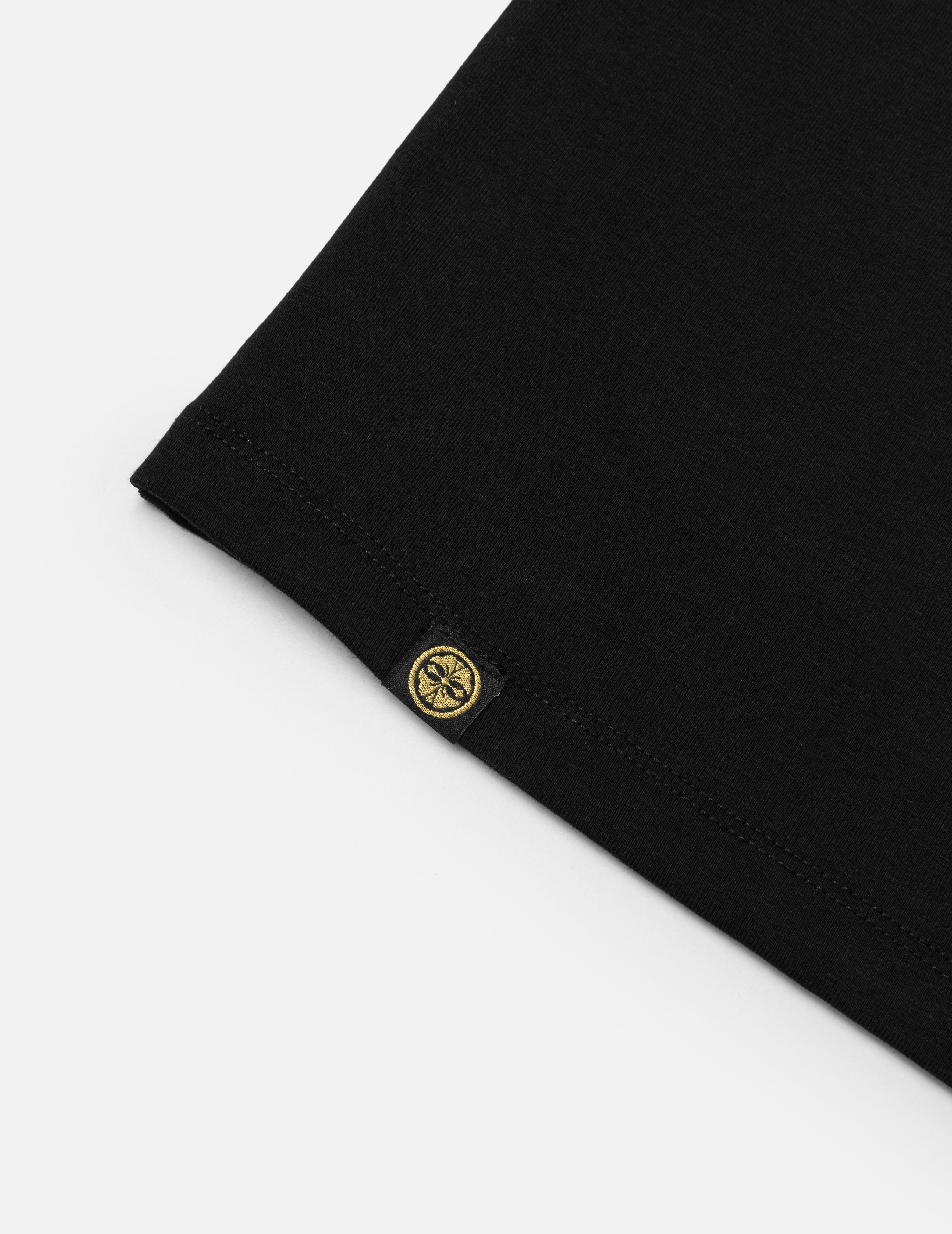 ロゴとヒトデラインストーン スリムフィット Tシャツ