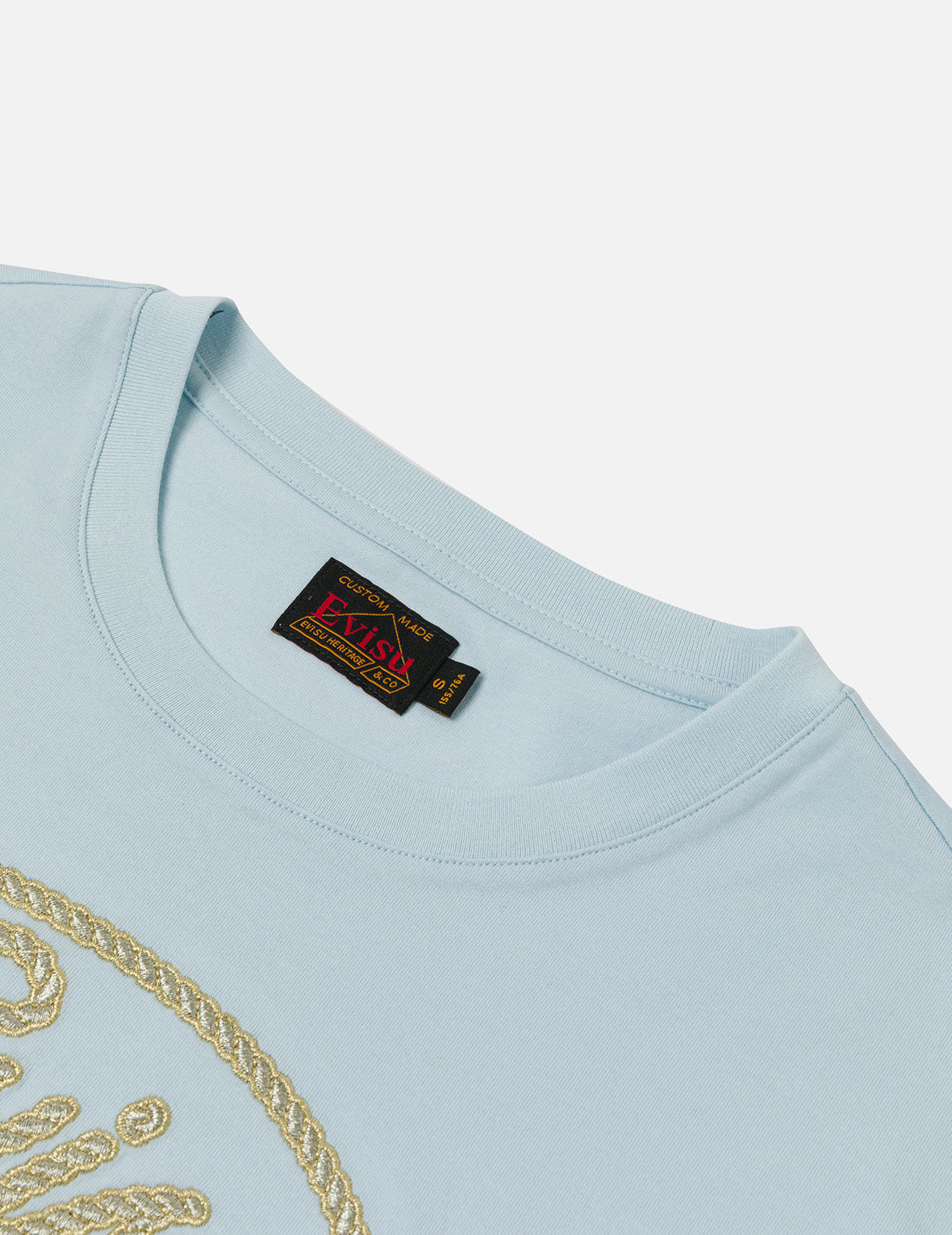 ツイストロープロゴとアンカー刺繍 クロップド Tシャツ