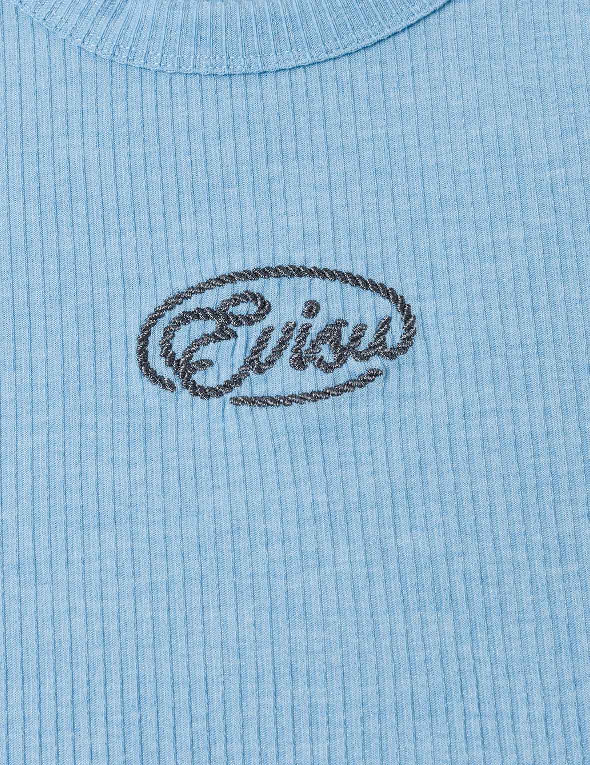 ロープツイストロゴ刺繍 ファッションフィット Tシャツ