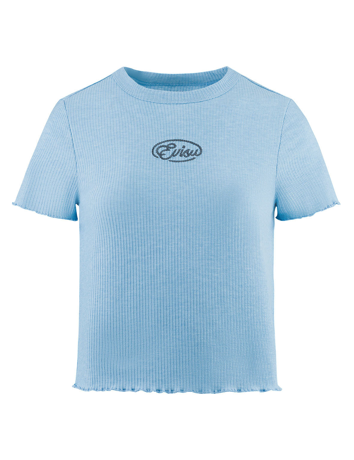 ロープツイストロゴ刺繍 ファッションフィット Tシャツ