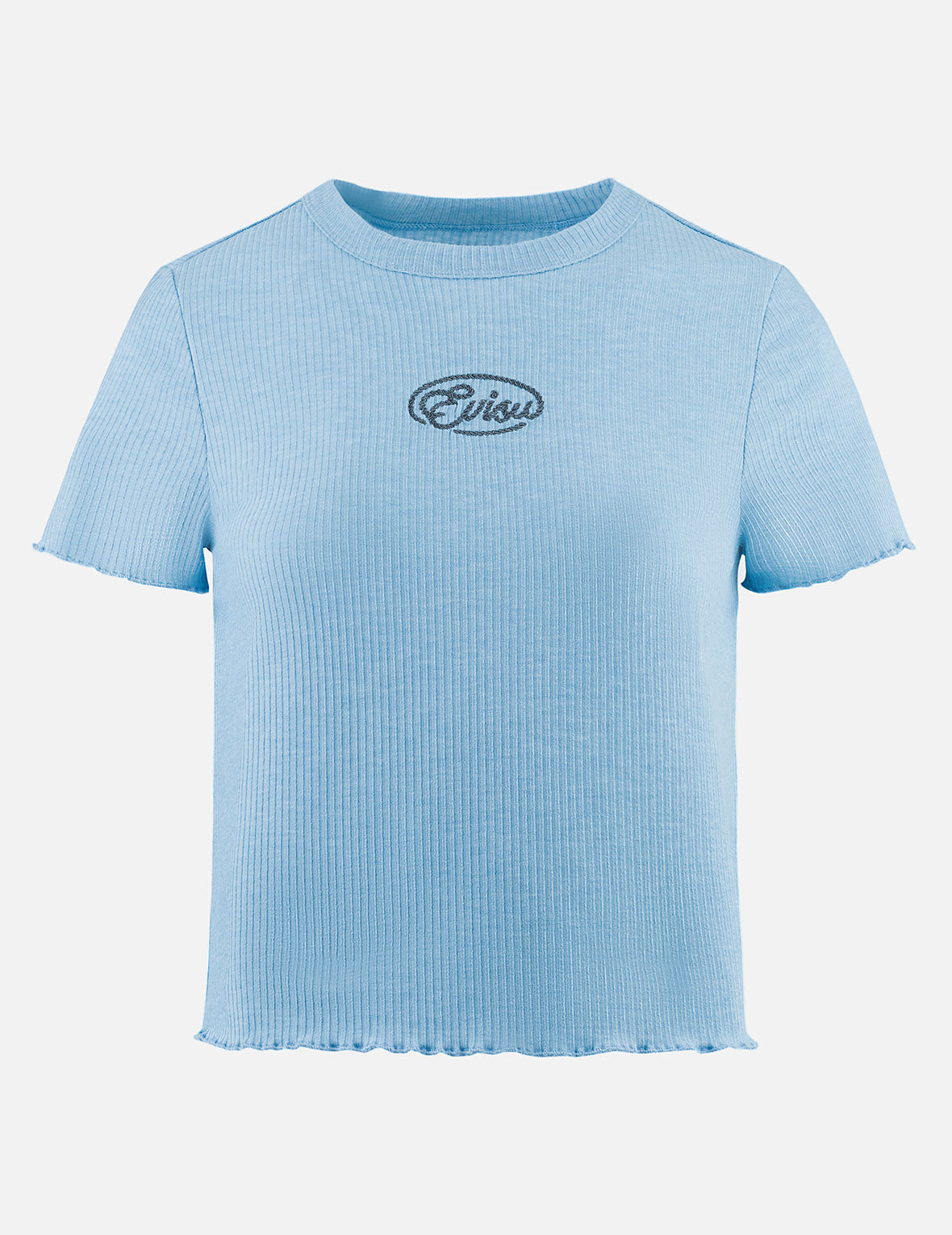 ロープツイストロゴ刺繍 ファッションフィット Tシャツ