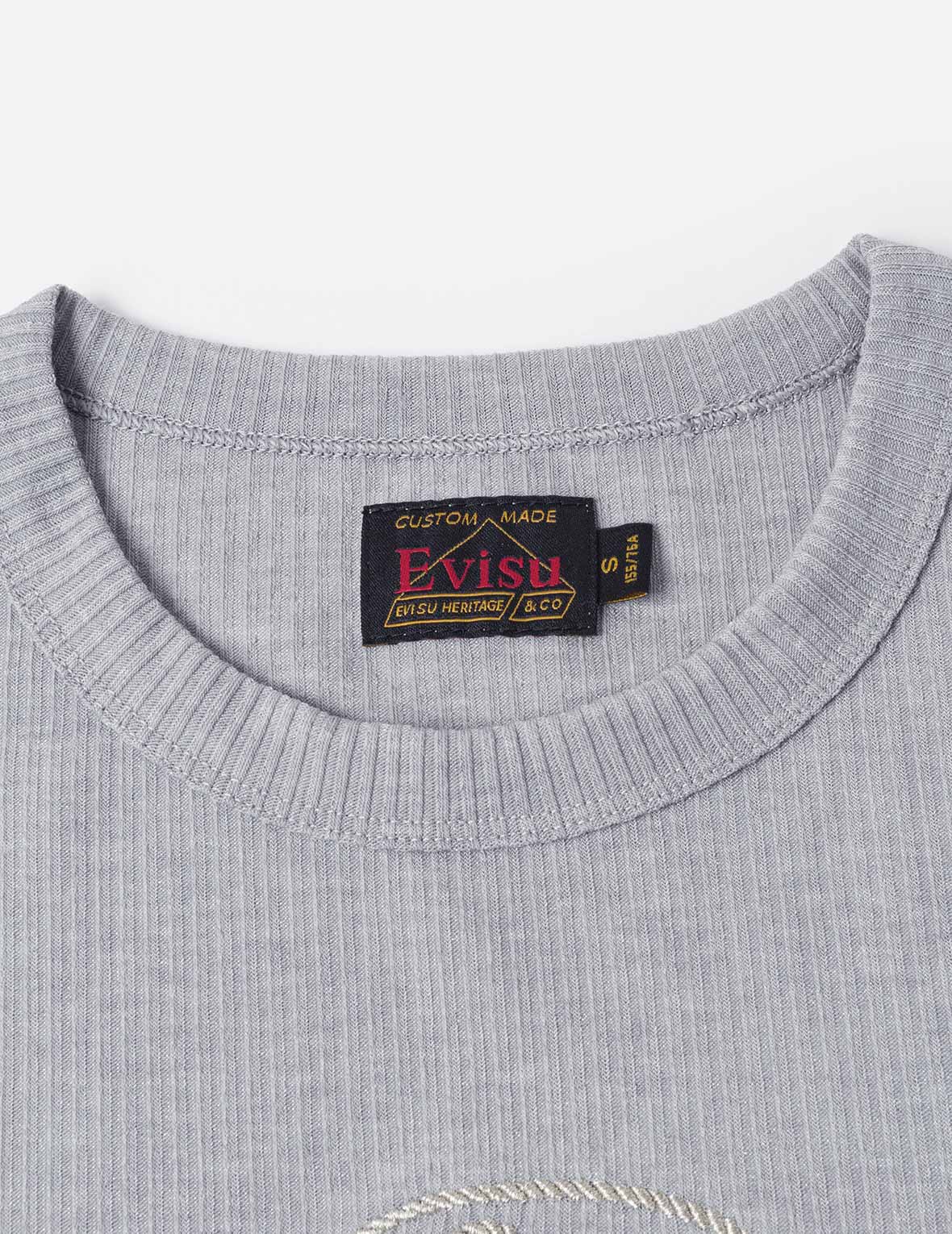 ロープツイストロゴ刺繍 ファッションフィット Tシャツ